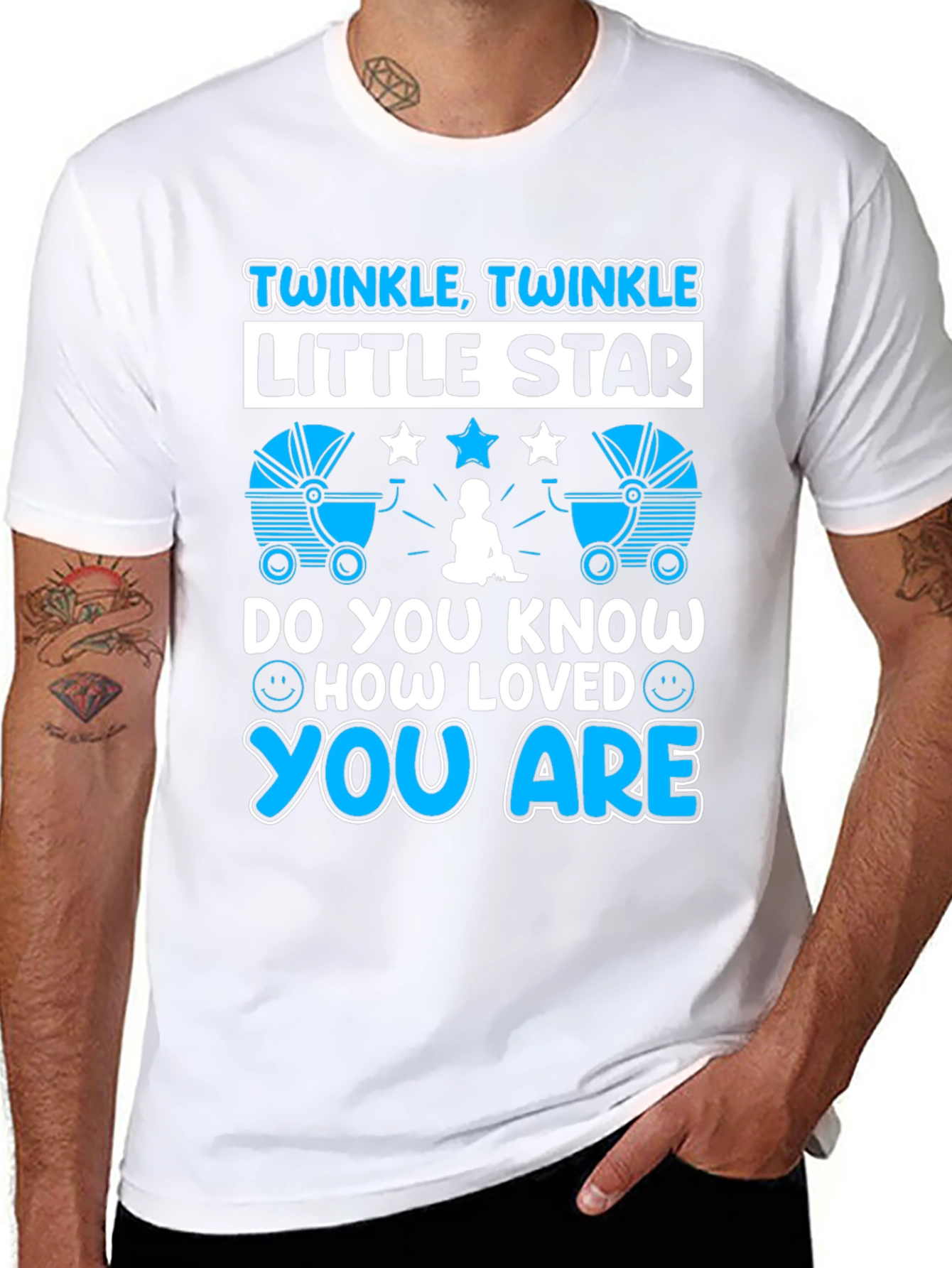Twinkle Little Star Twin Baby T-Shirt