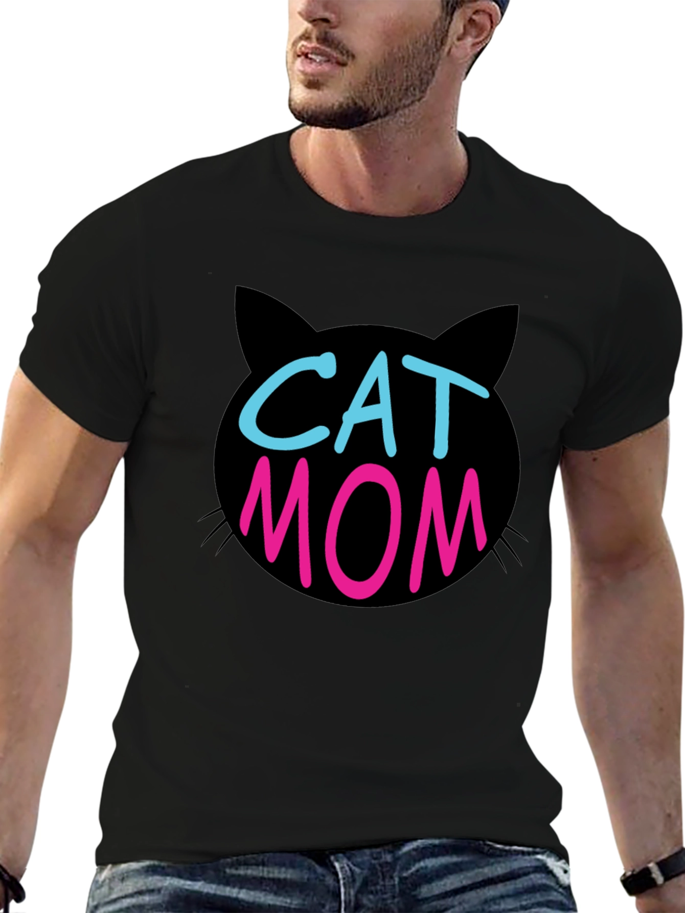 Cat Mom T-Shirt - Cute Pet Lover Apparel