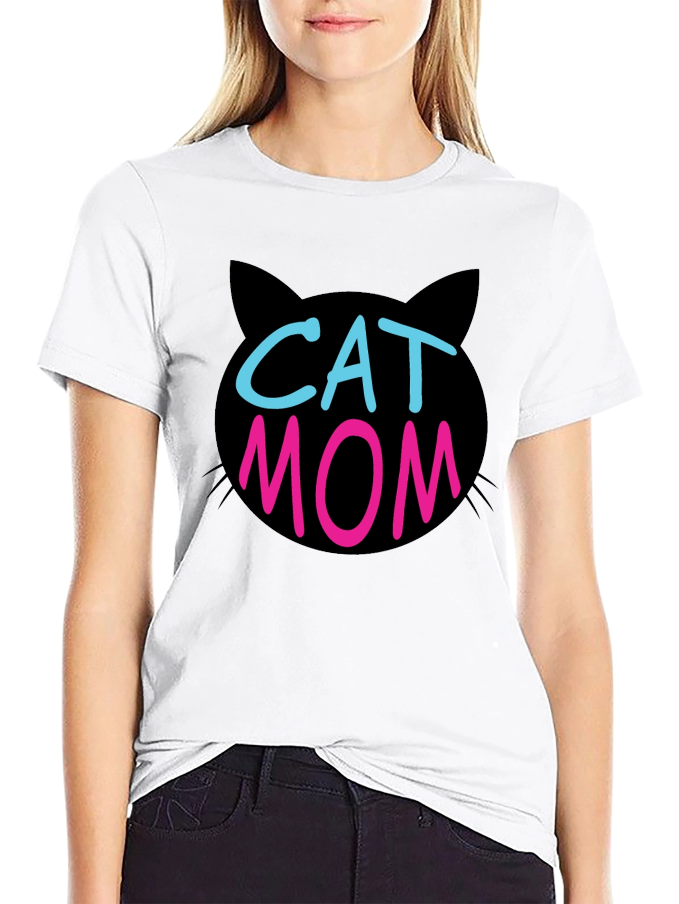 Cat Mom T-Shirt - Cute Pet Lover Apparel