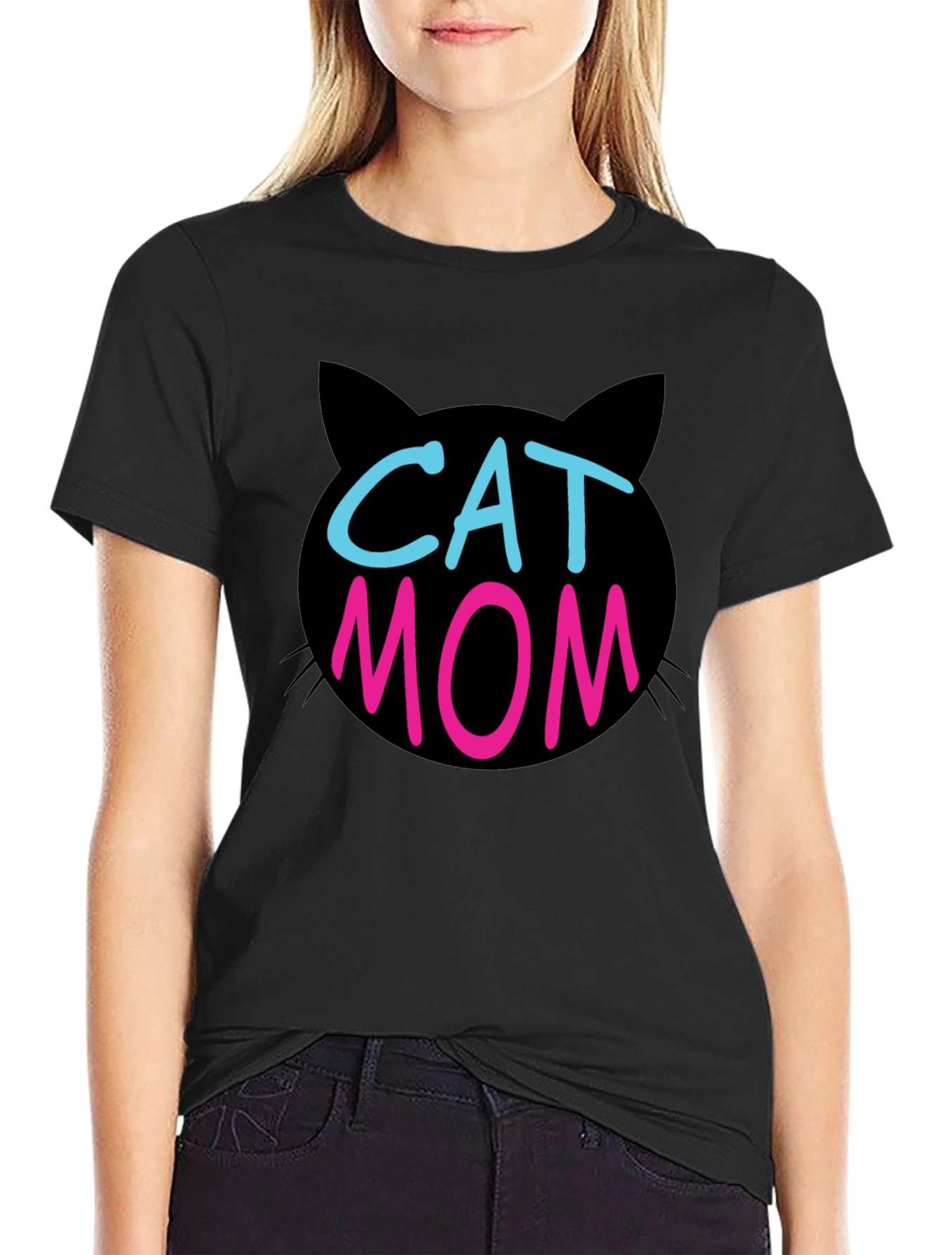 Cat Mom T-Shirt - Cute Pet Lover Apparel