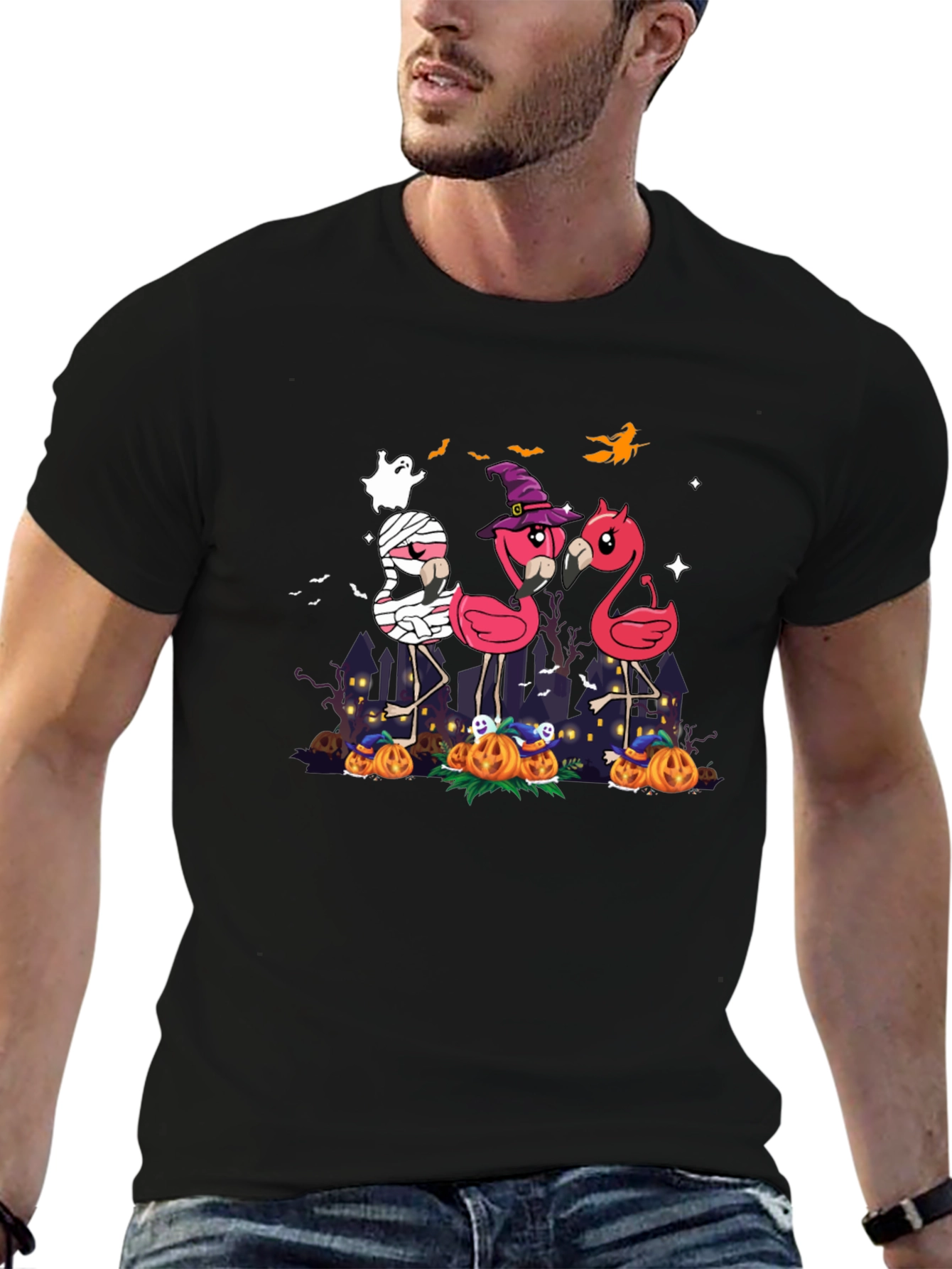 Halloween Flamingo T-Shirt