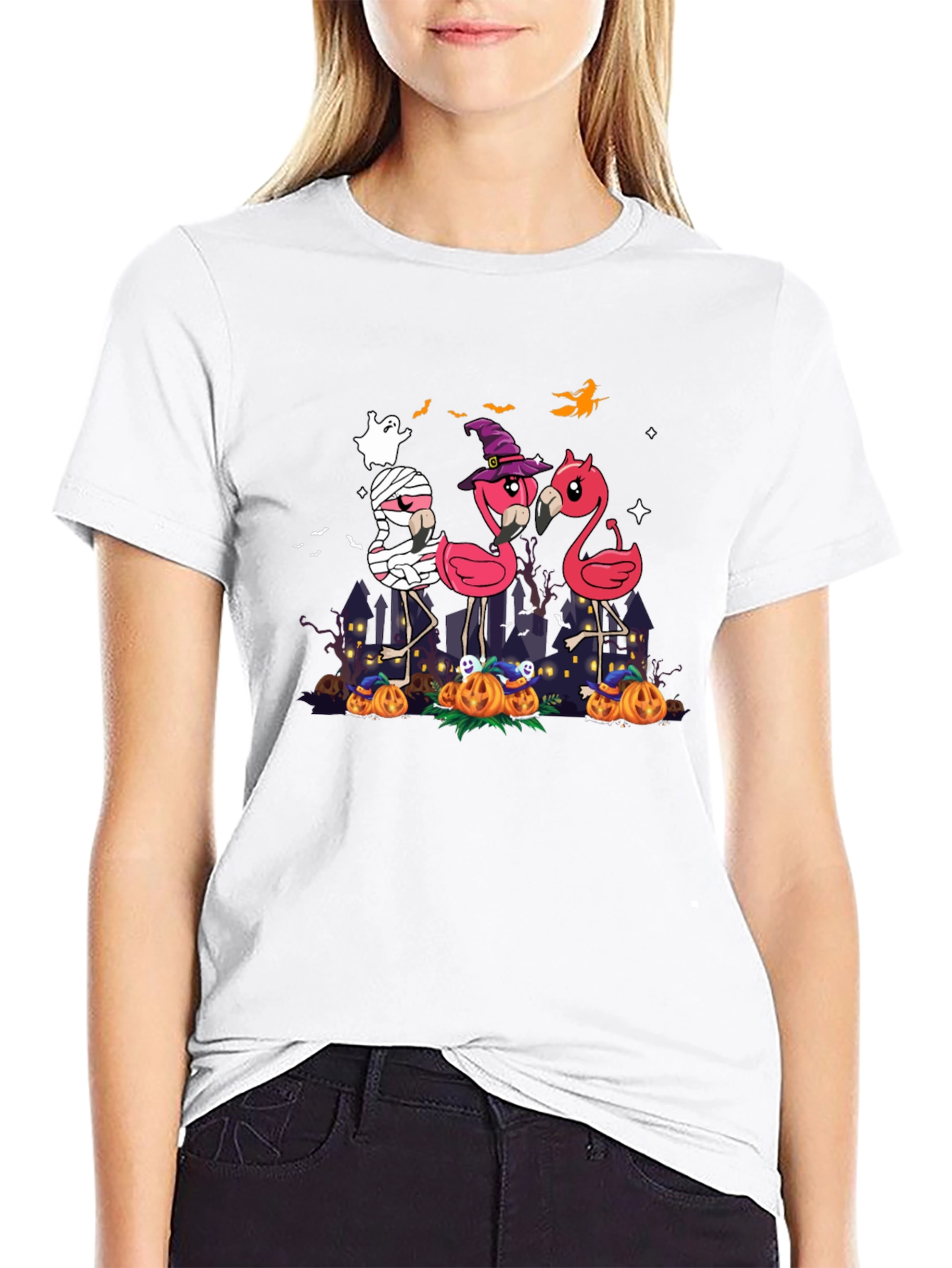 Halloween Flamingo T-Shirt