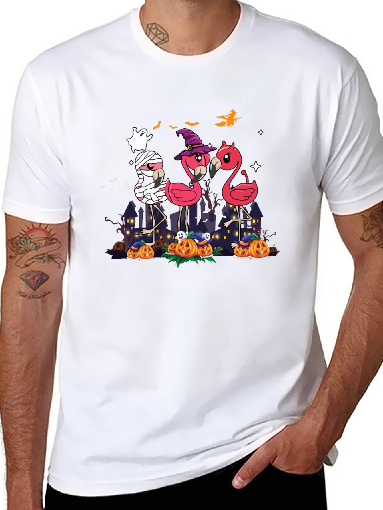 Halloween Flamingo T-Shirt