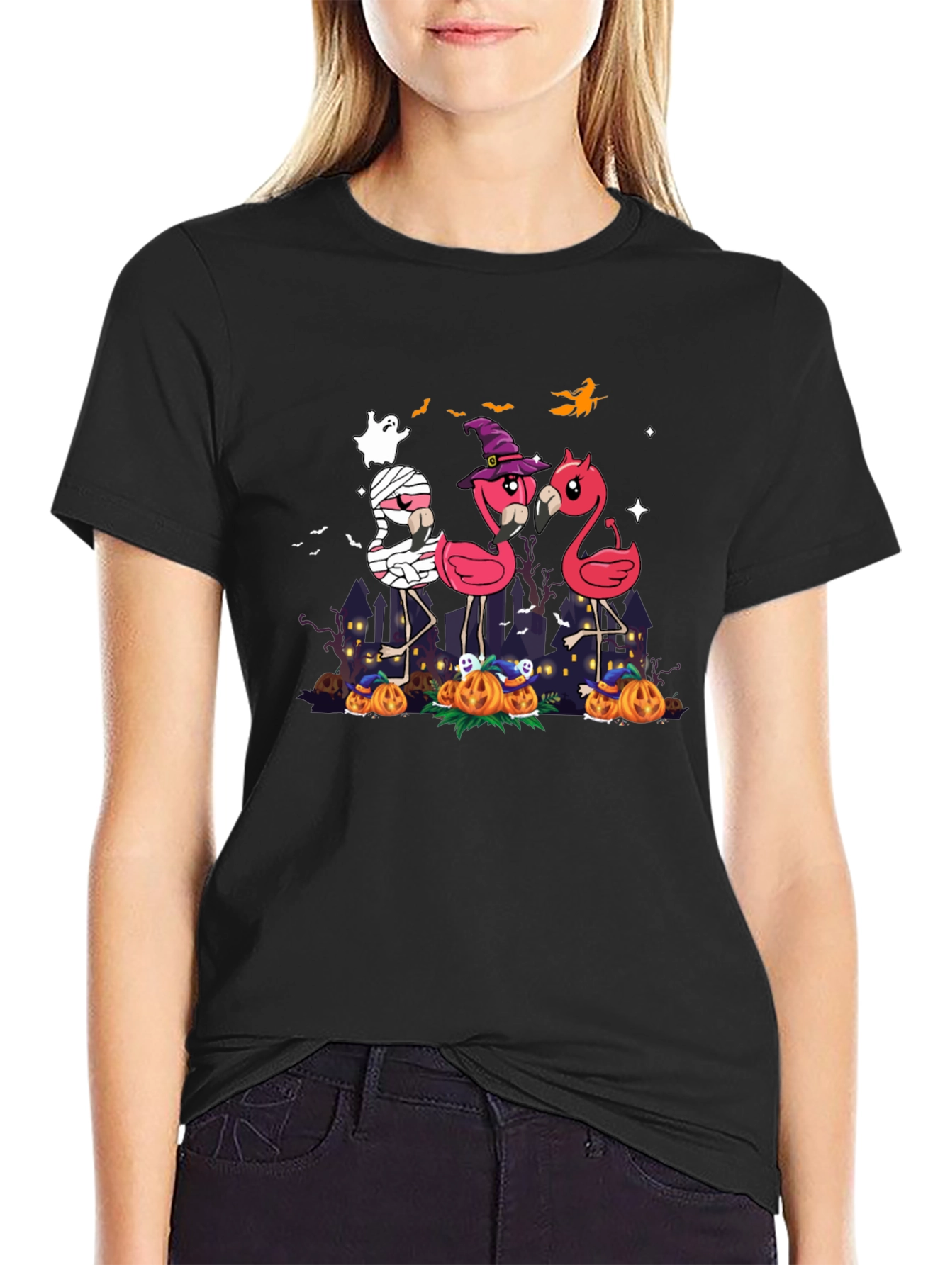 Halloween Flamingo T-Shirt