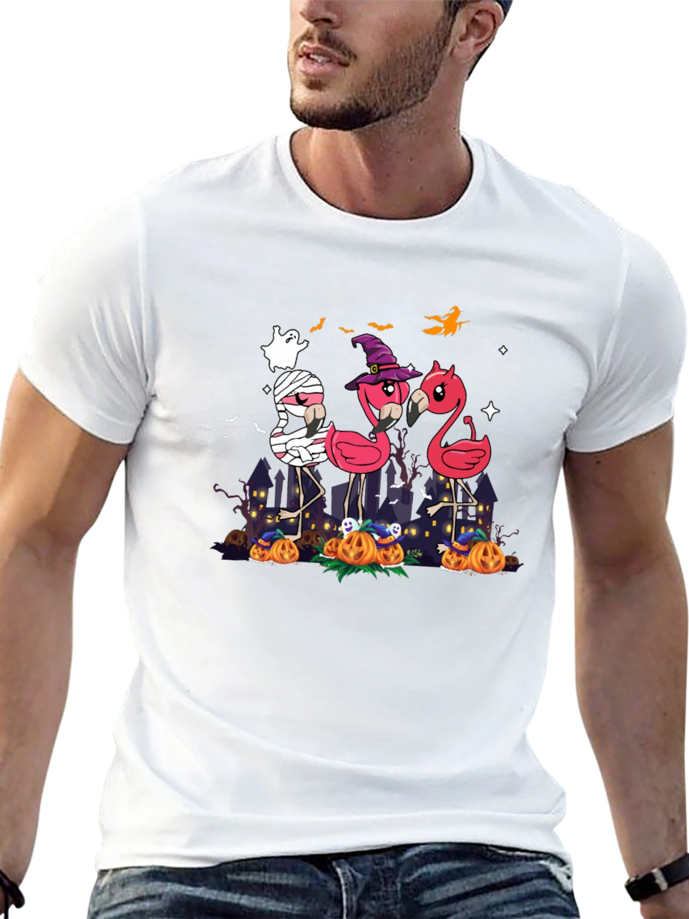 Halloween Flamingo T-Shirt