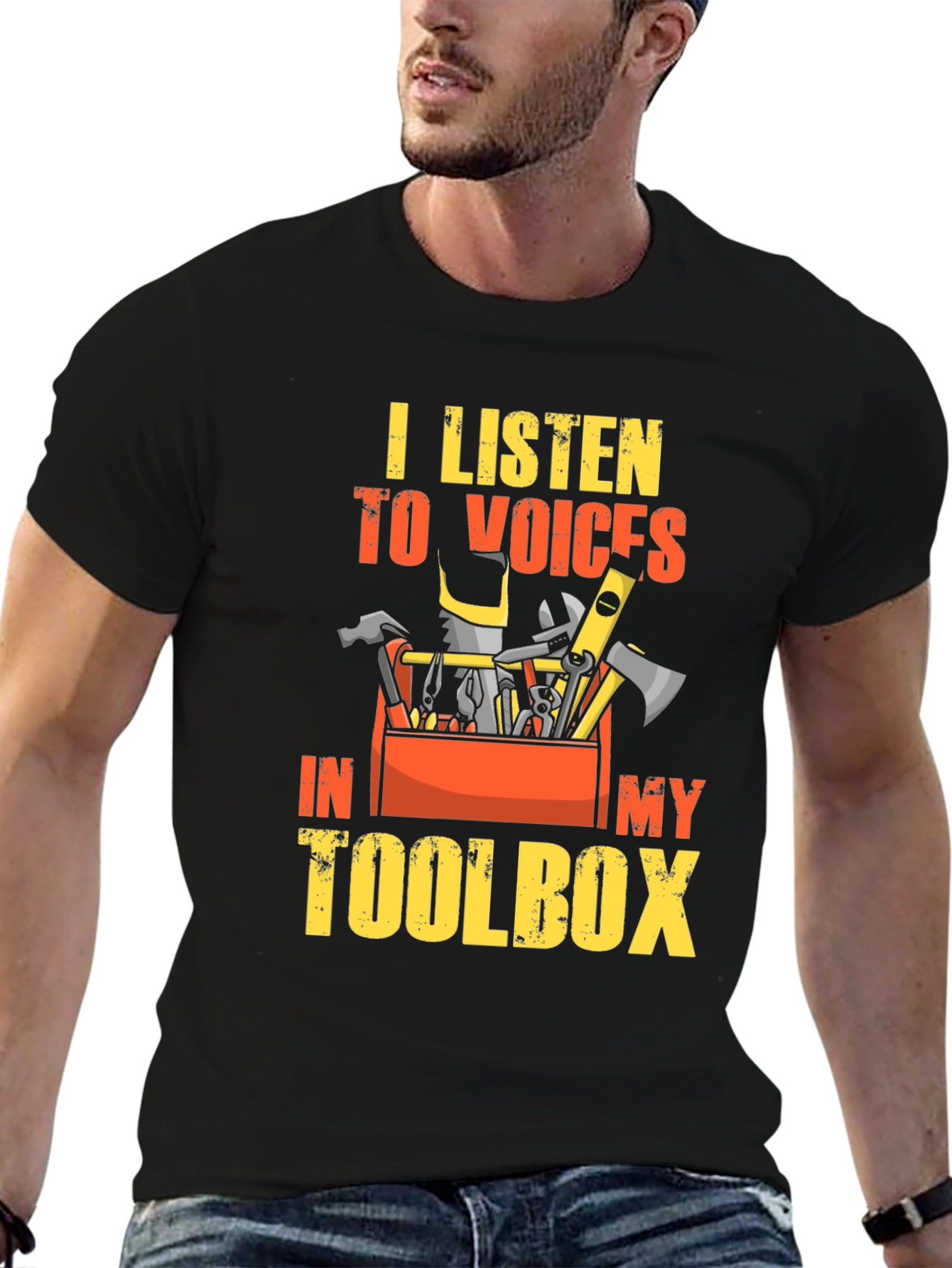 Toolbox Voices Graphic T-Shirt - Black Cotton Tee