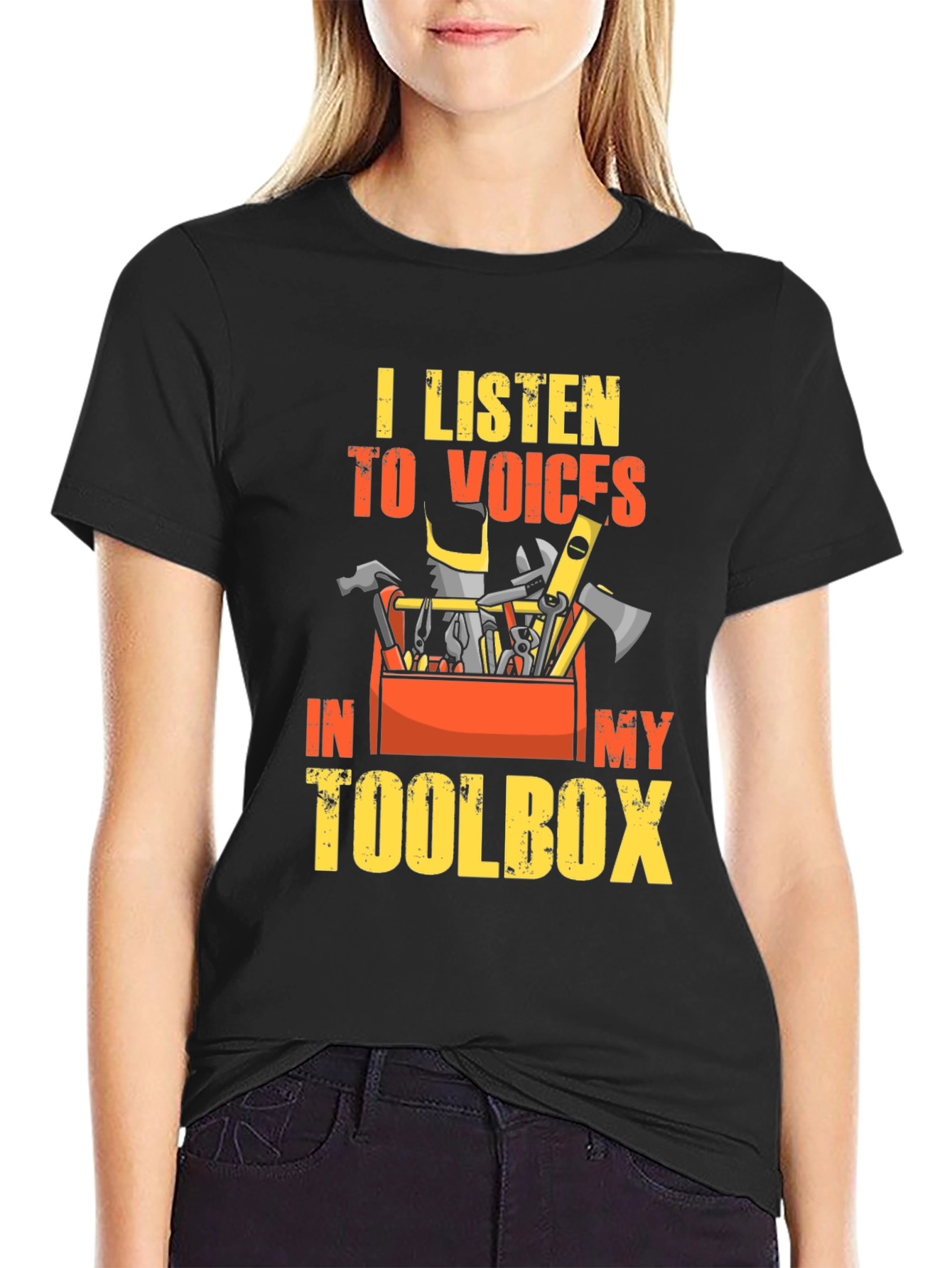Toolbox Voices Graphic T-Shirt - Black Cotton Tee