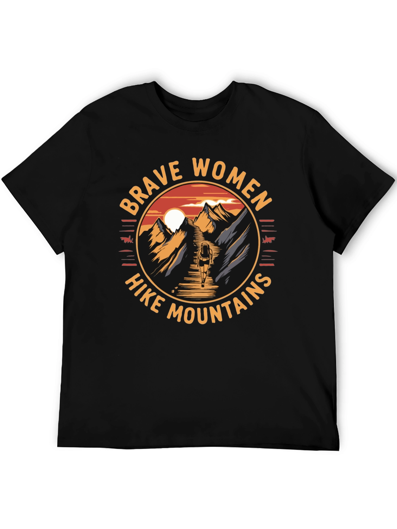Brave Women Hike Mountains Graphic Tee