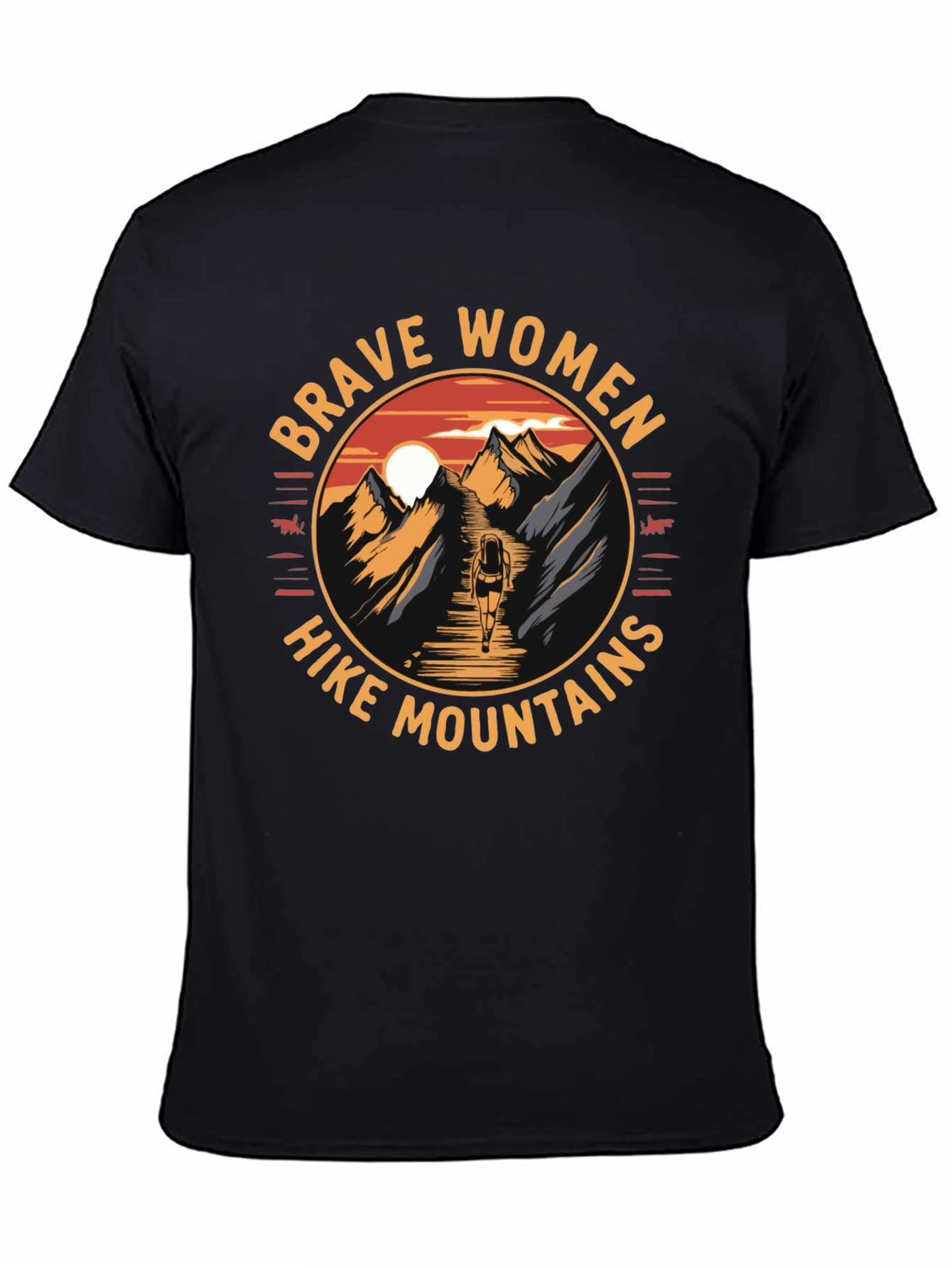 Brave Women Hike Mountains Graphic Tee