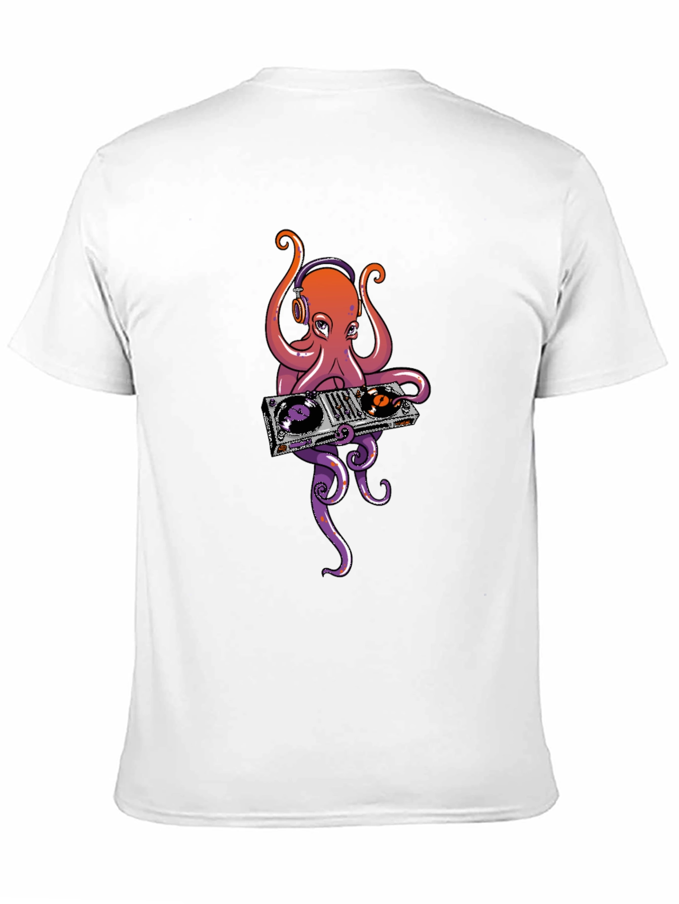 DJ Octopus Graphic T-Shirt - Cool Music Lover Tee