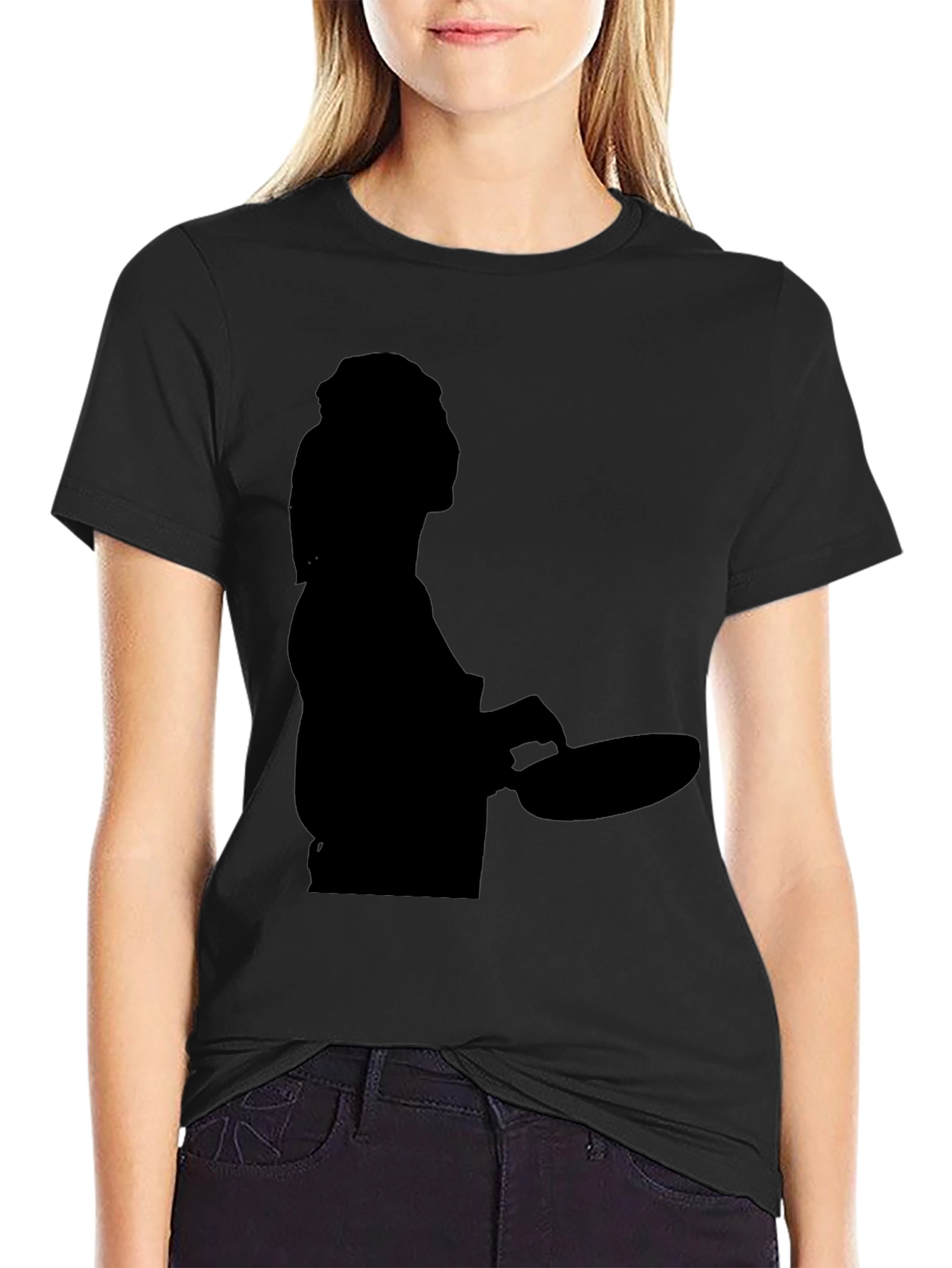 Chef Silhouette Black T-Shirt