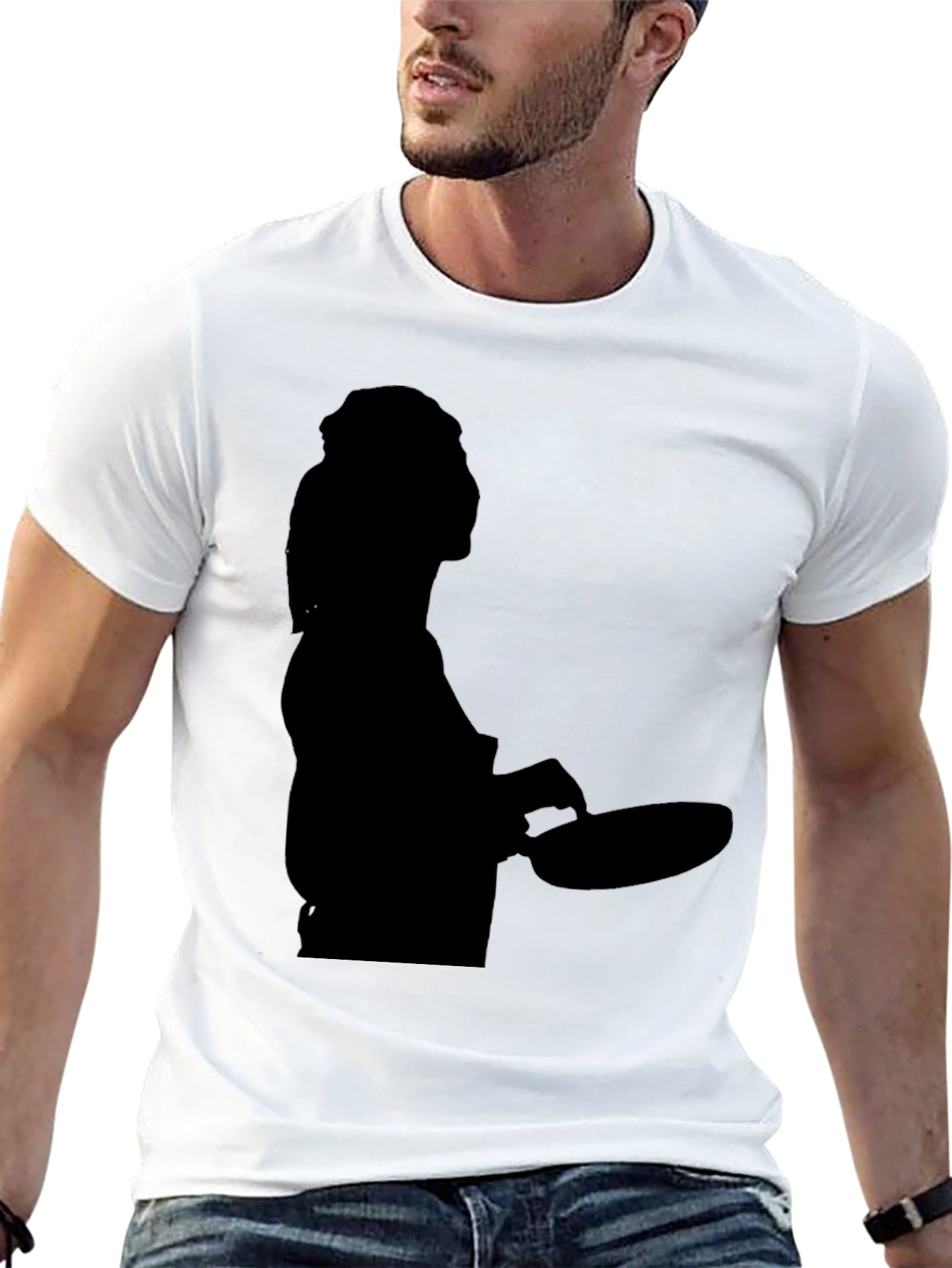Chef Silhouette Black T-Shirt