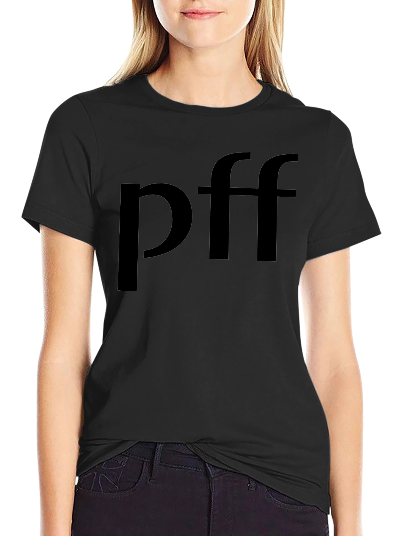 PFF Black Crewneck T-Shirt