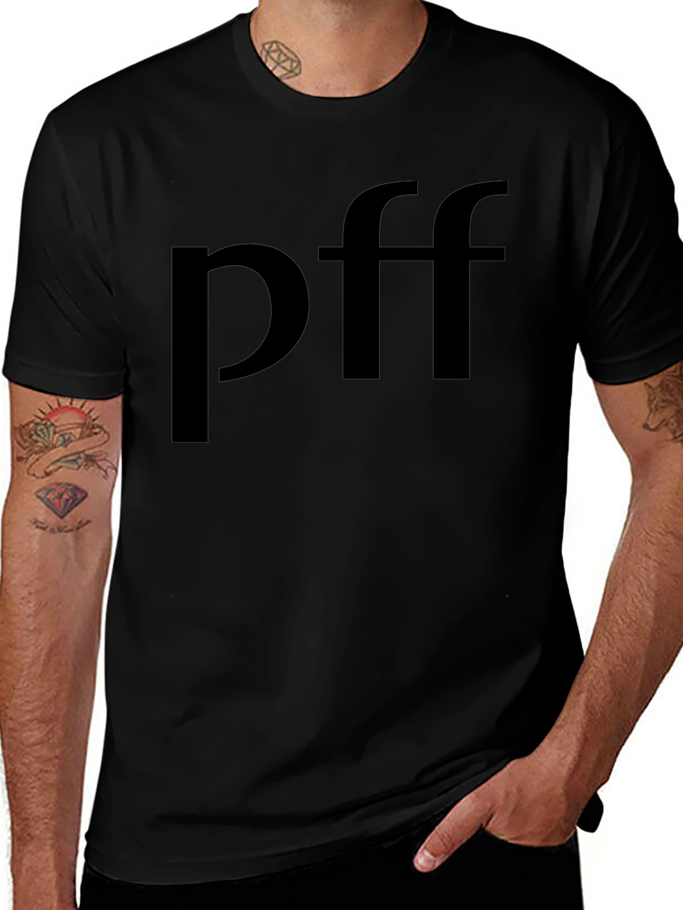 PFF Black Crewneck T-Shirt