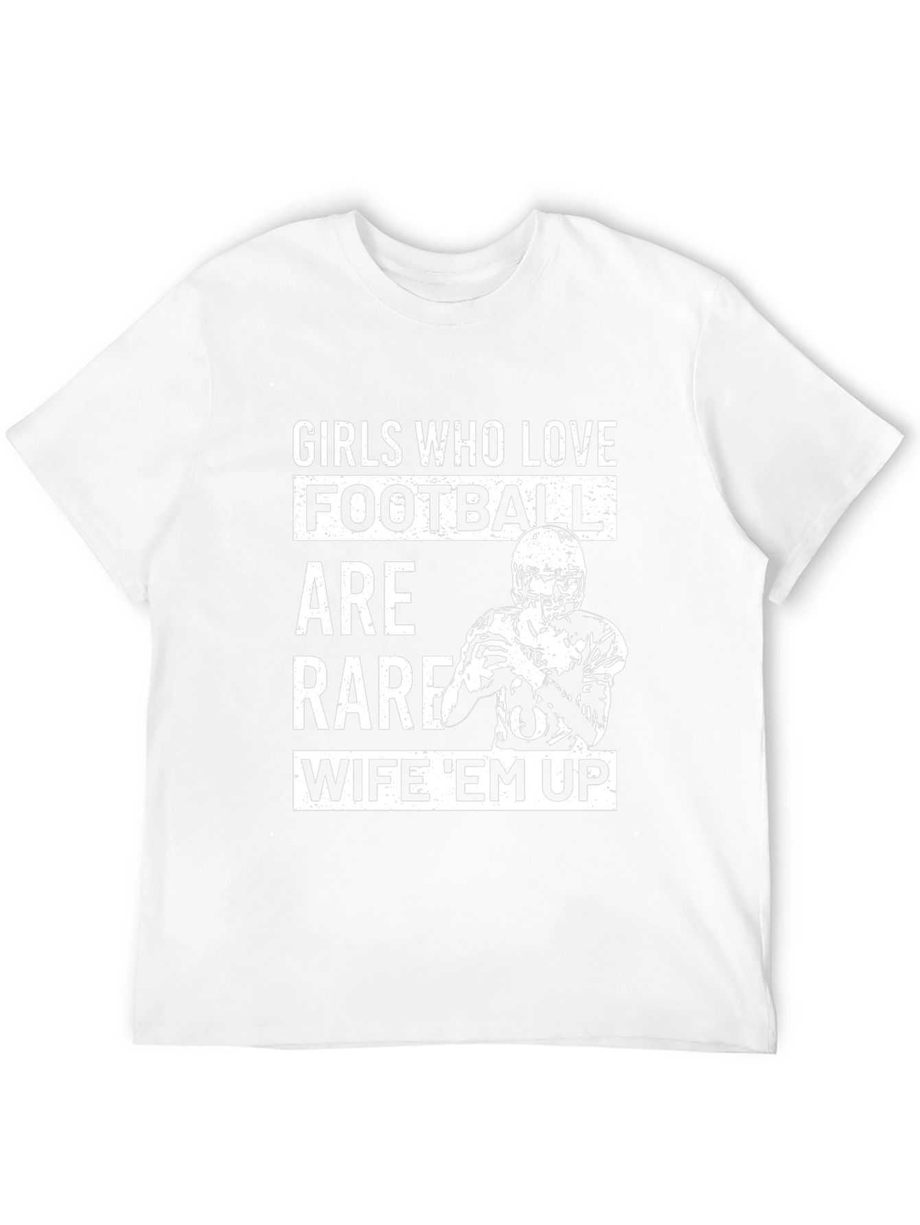 Girls Who Love Football T-Shirt