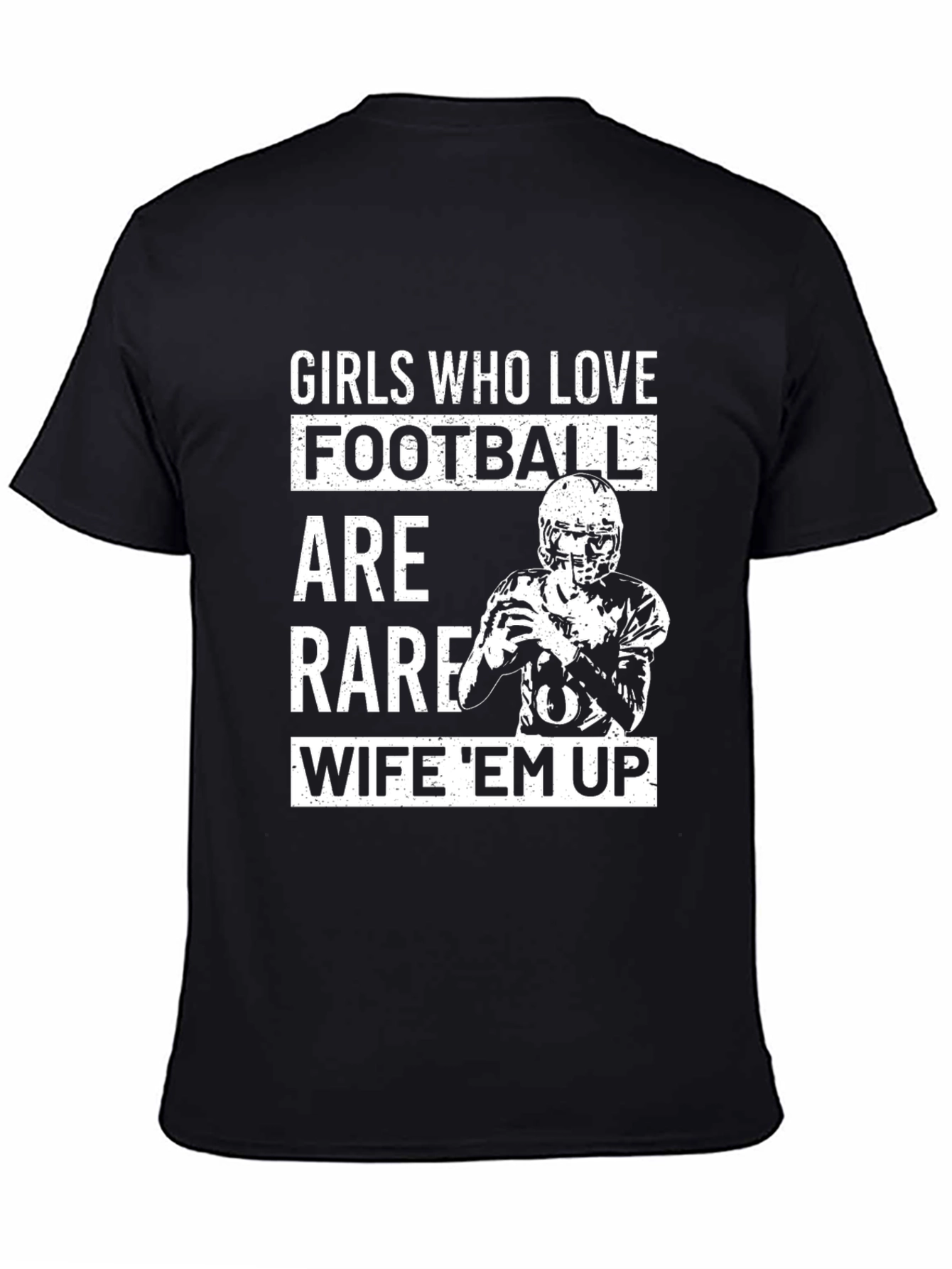 Girls Who Love Football T-Shirt