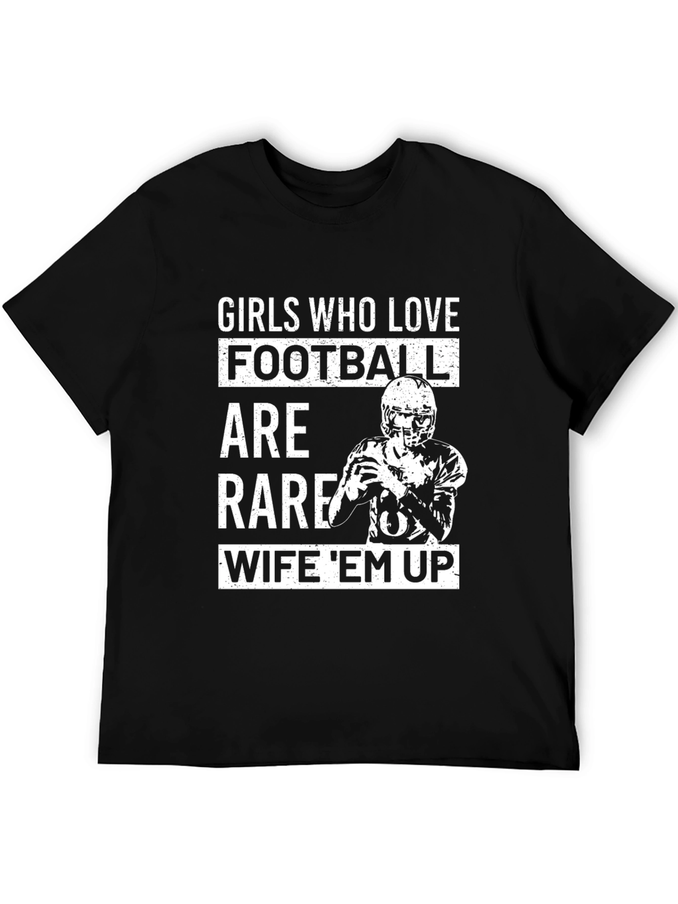 Girls Who Love Football T-Shirt