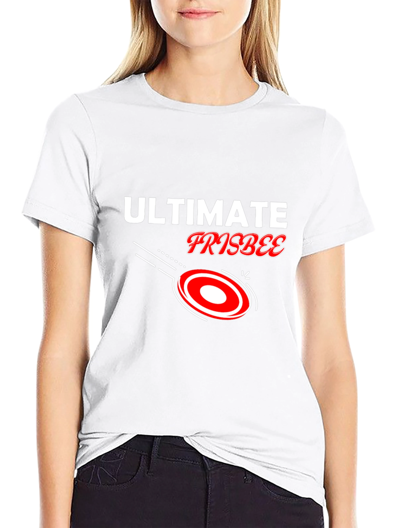 Ultimate Frisbee Black T-Shirt
