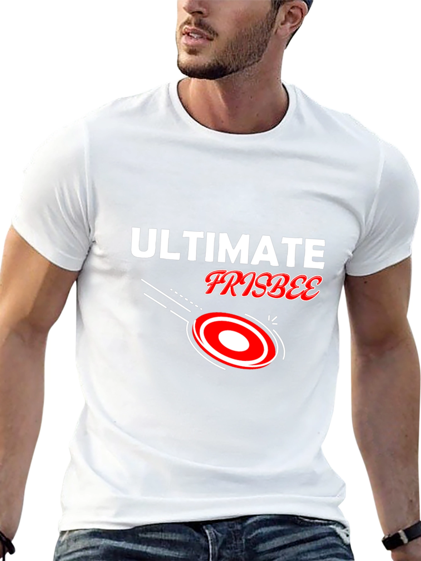 Ultimate Frisbee Black T-Shirt