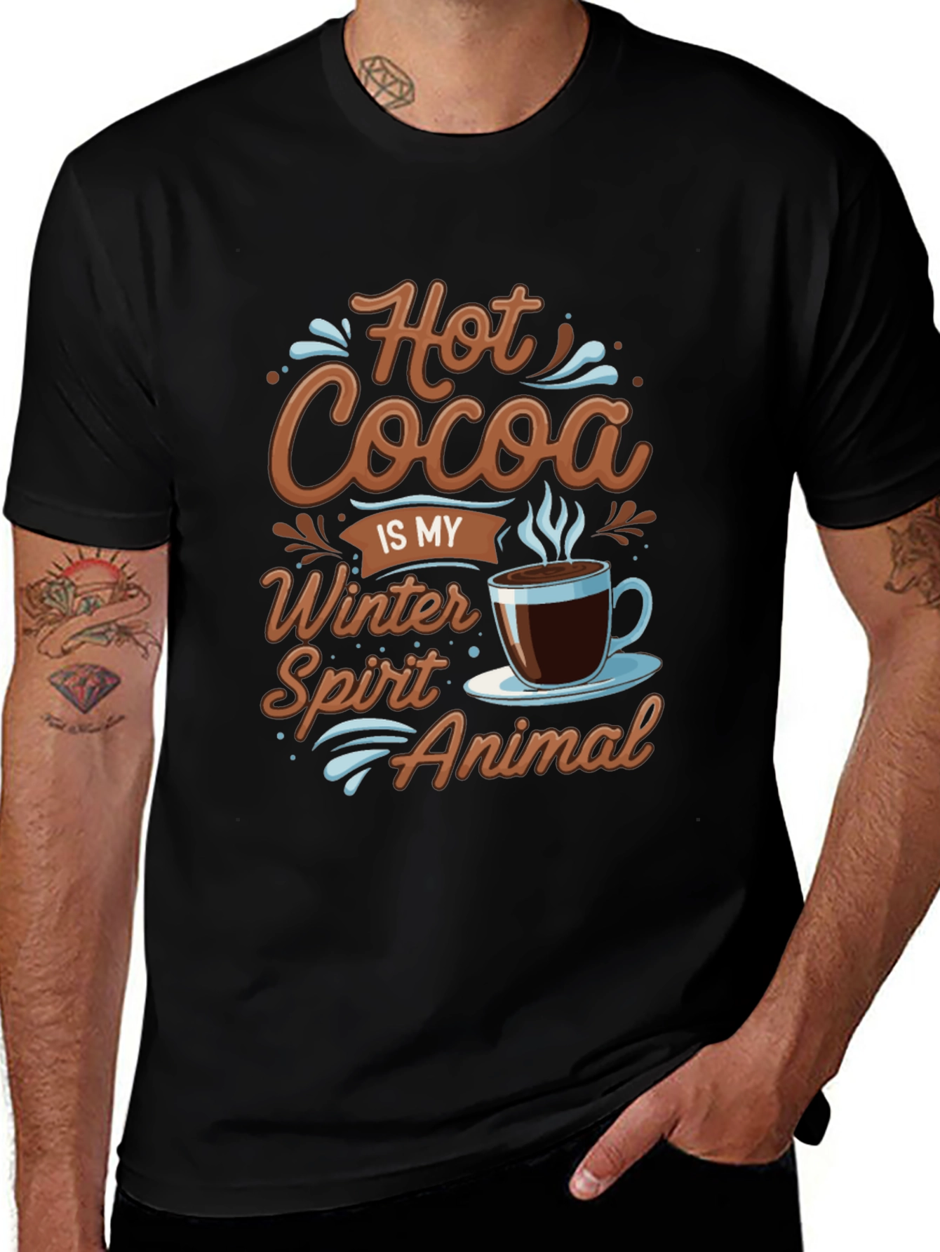 Hot Cocoa Winter Spirit T-Shirt