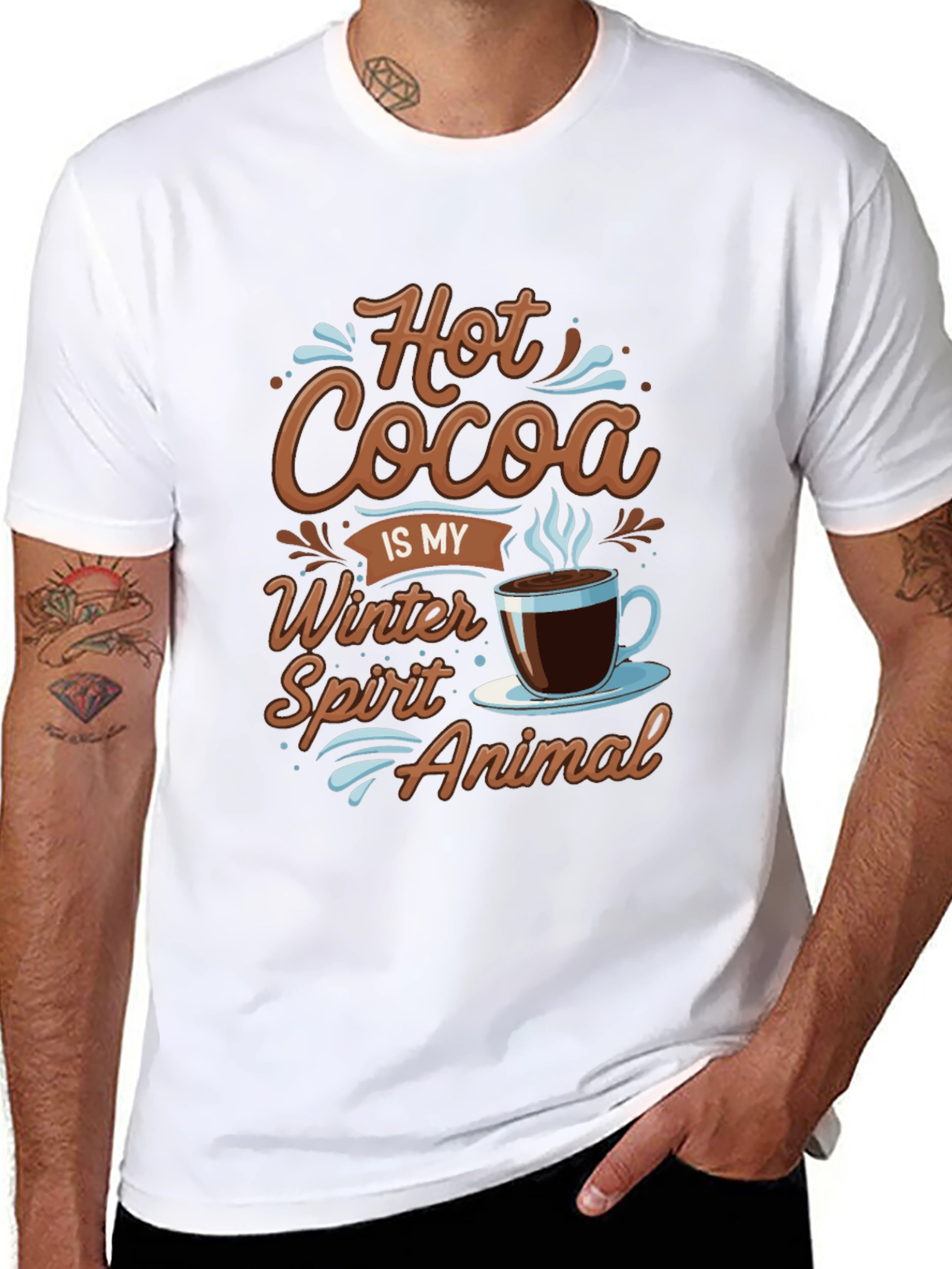 Hot Cocoa Winter Spirit T-Shirt
