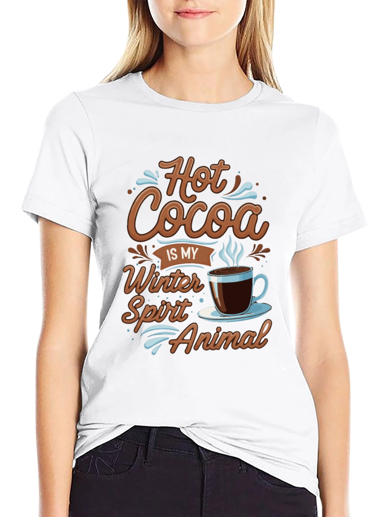 Hot Cocoa Winter Spirit T-Shirt