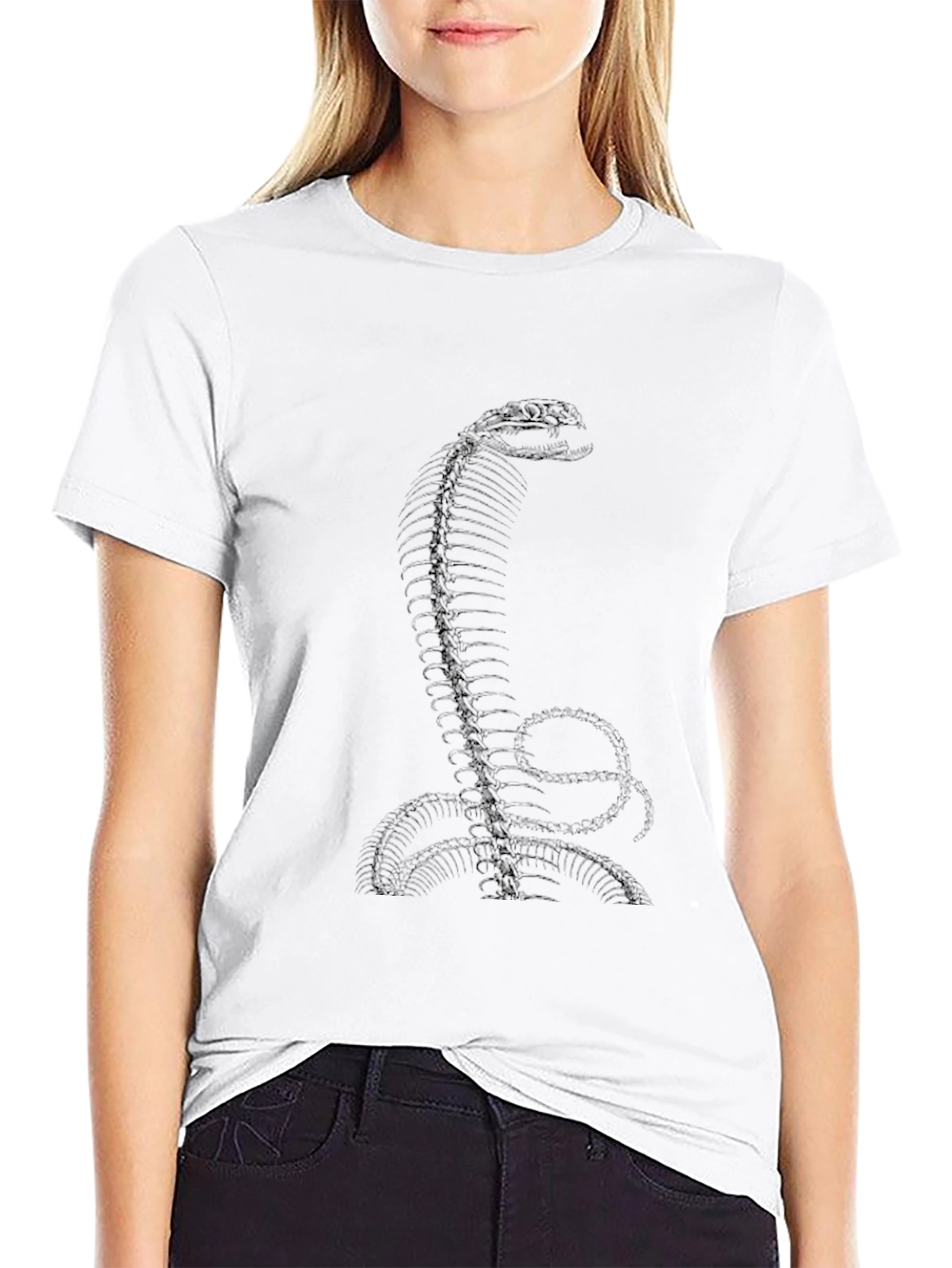 Cobra Skeleton Graphic Tee - Black T-Shirt