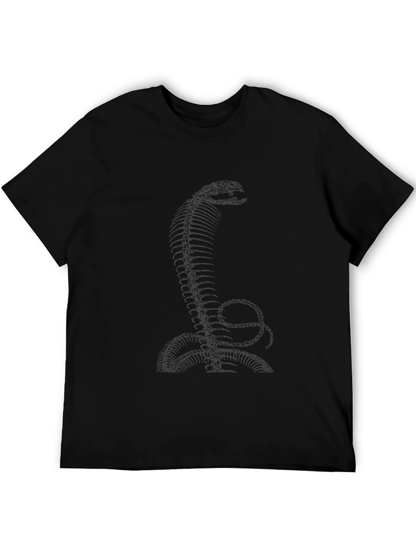 Cobra Skeleton Graphic Tee - Black T-Shirt