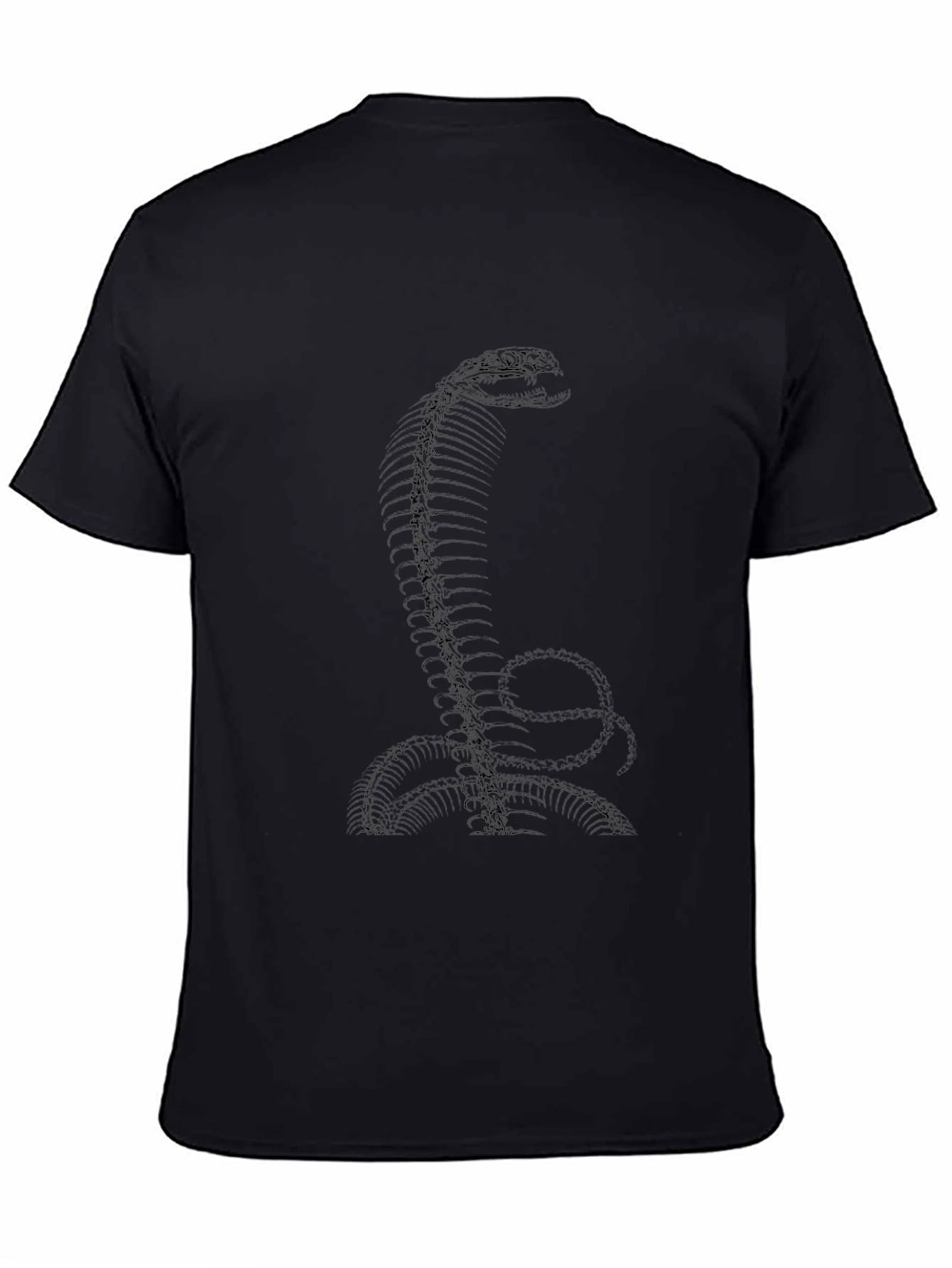 Cobra Skeleton Graphic Tee - Black T-Shirt