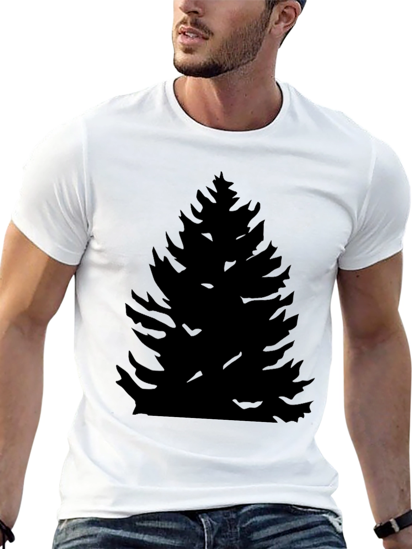 Evergreen Tree Graphic T-Shirt - Nature Lover Tee