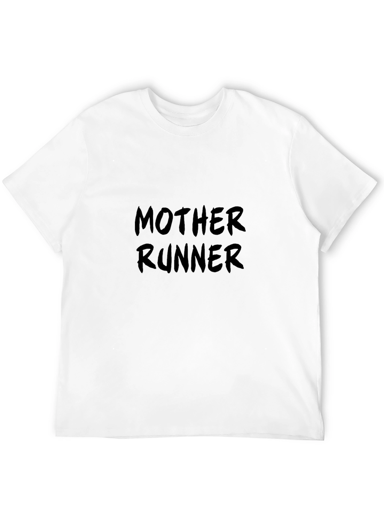 Mother Runner Graphic Tee - Black Casual Shirt