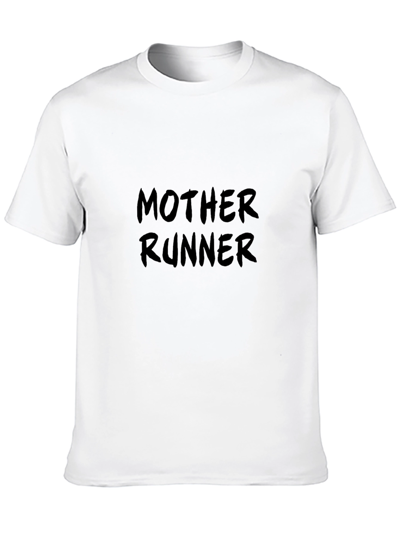 Mother Runner Graphic Tee - Black Casual Shirt
