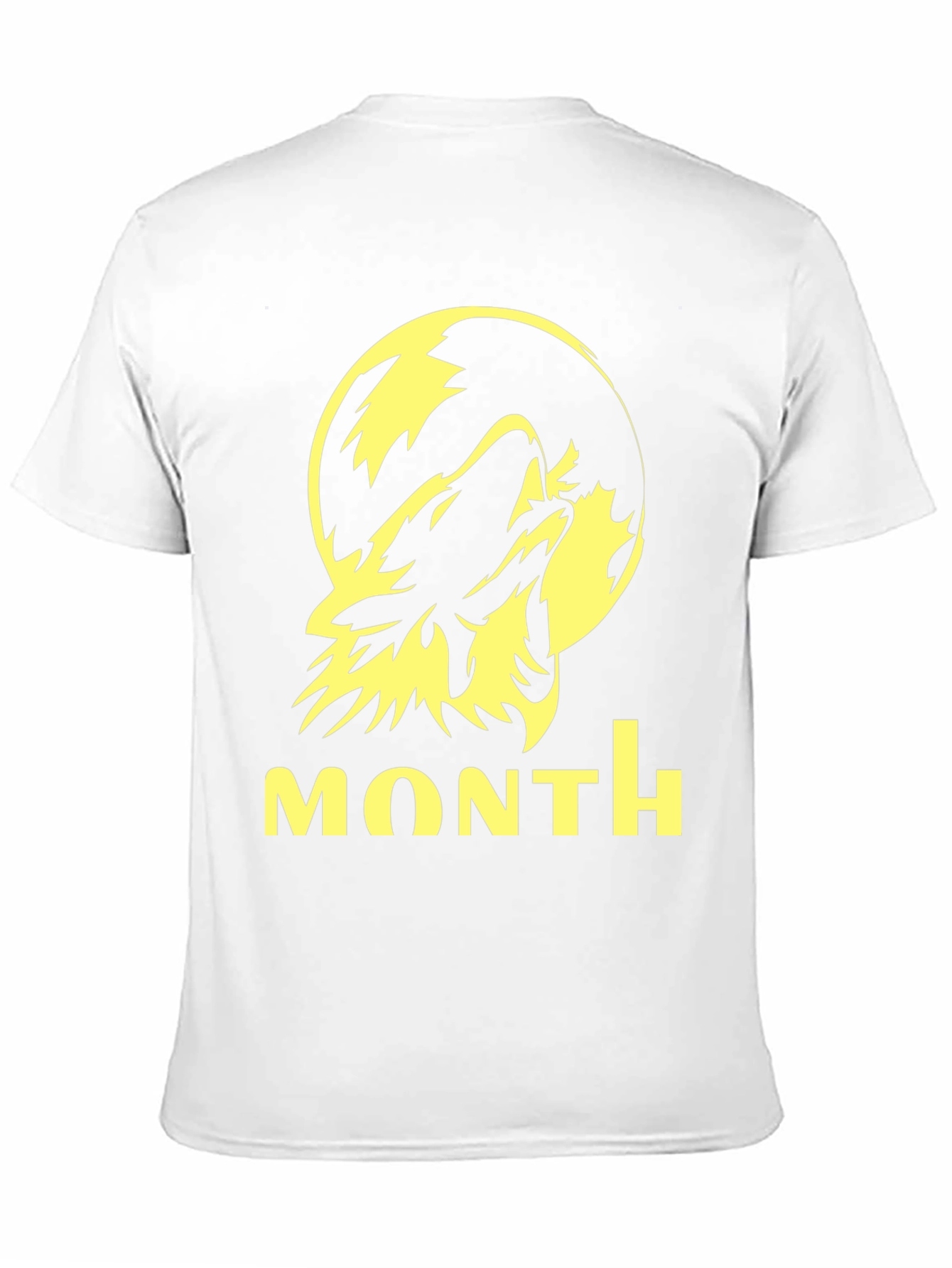 Wolf Howling at Moon Graphic Tee - Black