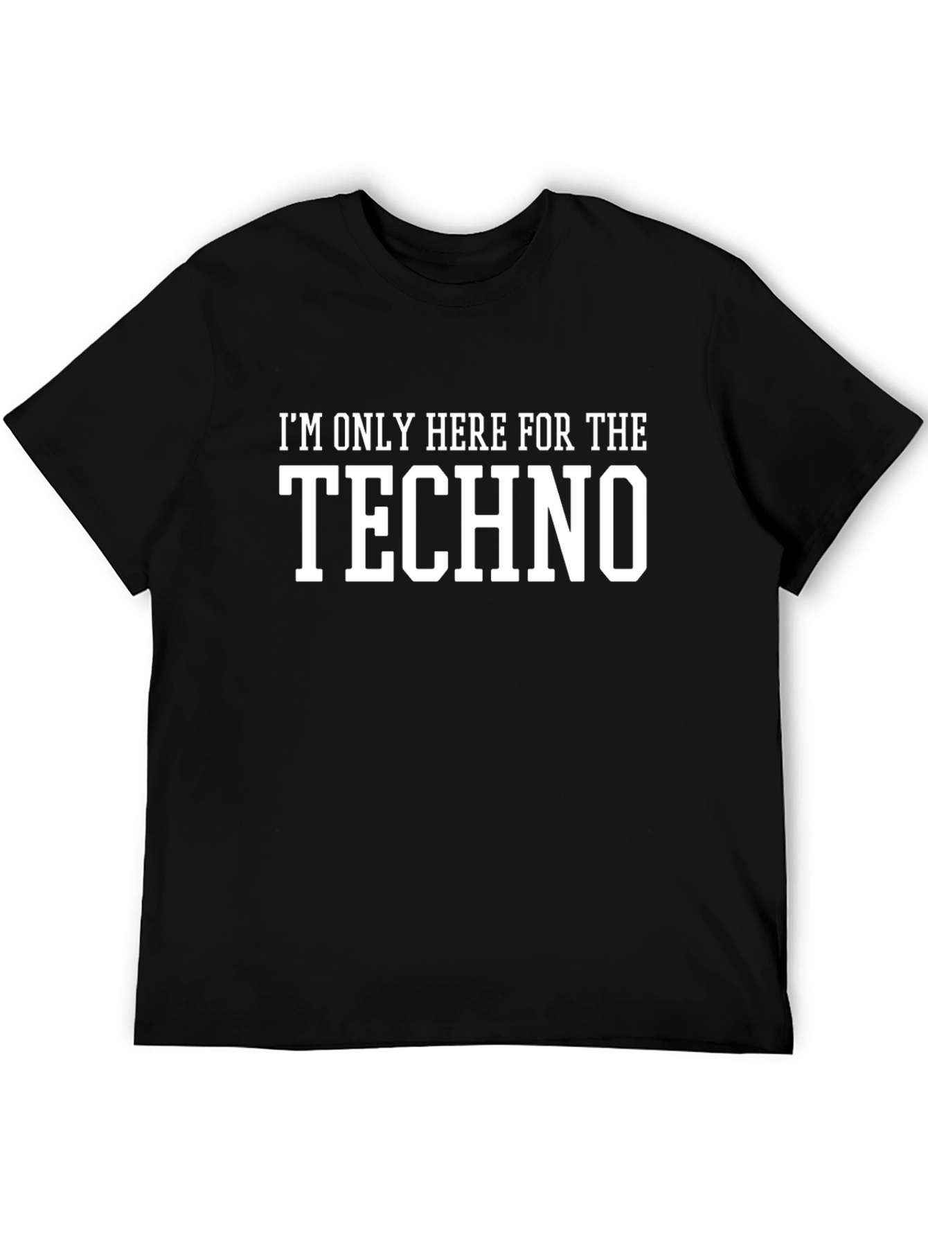 Techno Fan Black T-Shirt - Music Festival Rave Apparel