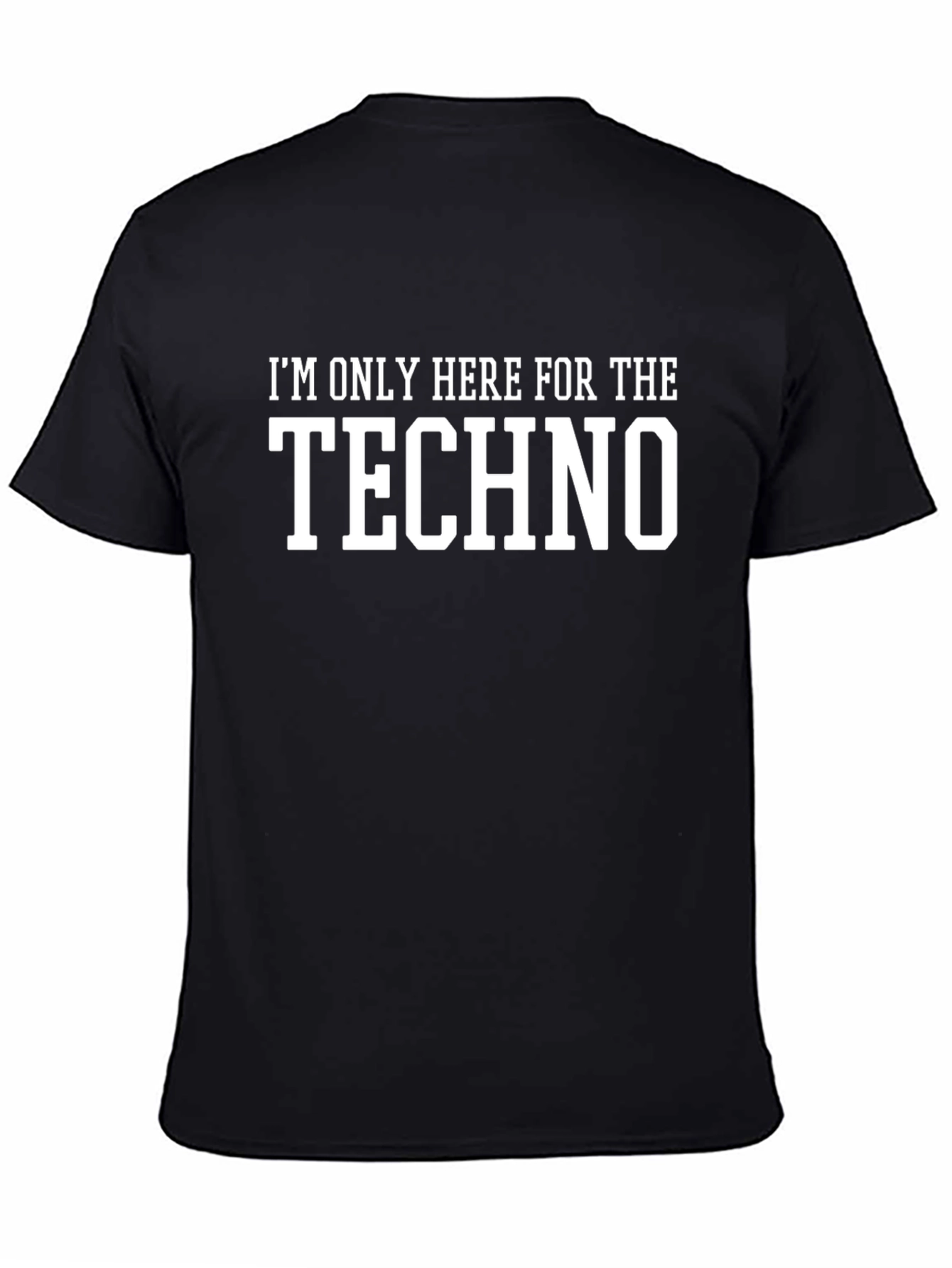 Techno Fan Black T-Shirt - Music Festival Rave Apparel