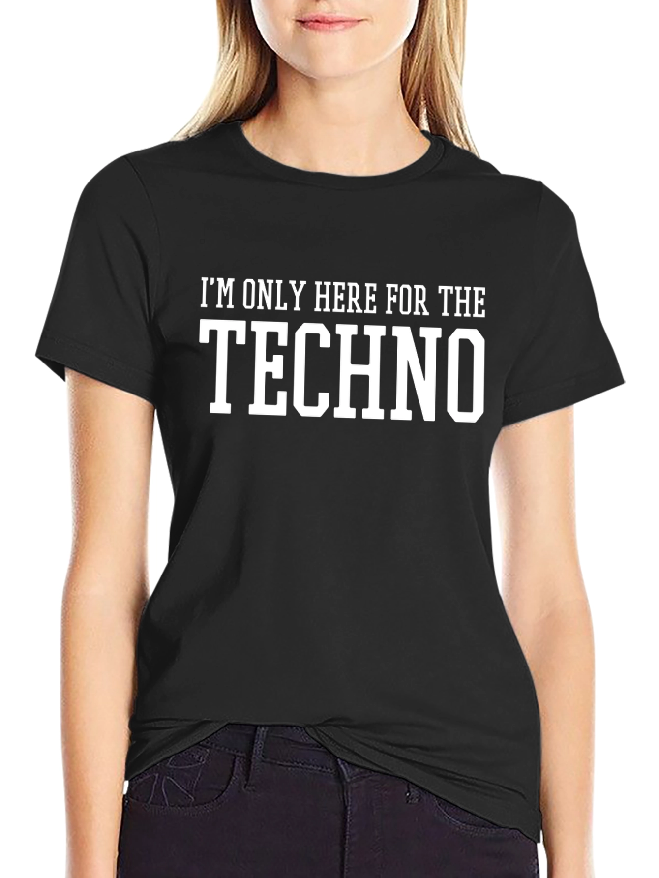 Techno Fan Black T-Shirt - Music Festival Rave Apparel