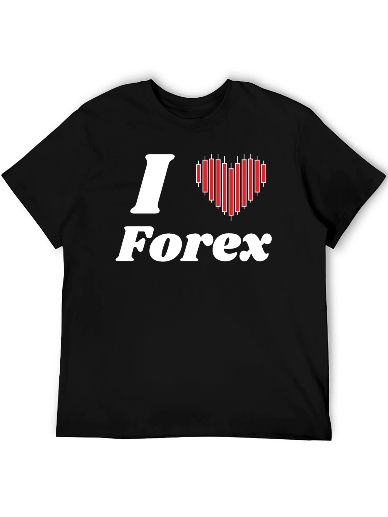 I Heart Forex Trader T-Shirt - Black Cotton