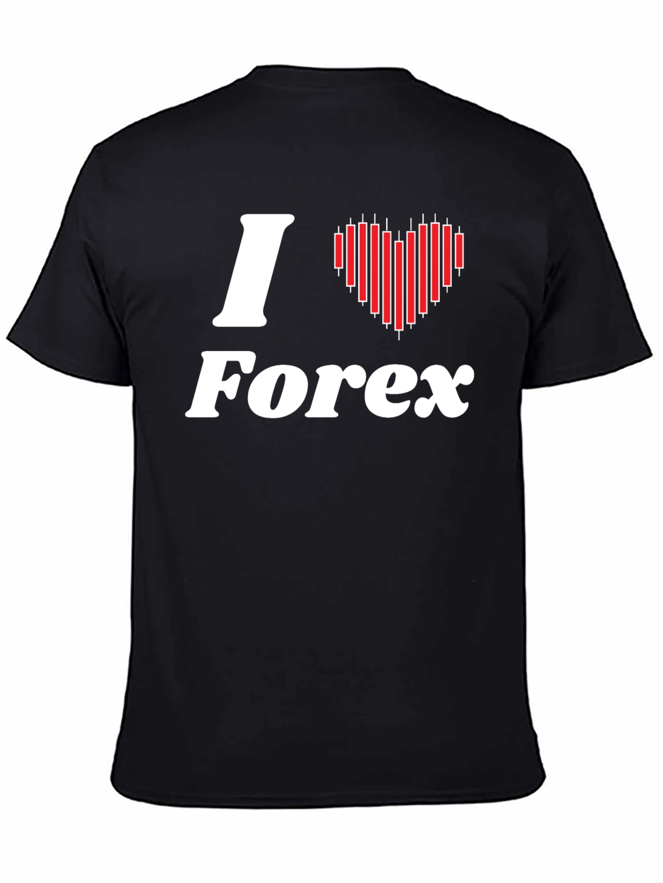 I Heart Forex Trader T-Shirt - Black Cotton