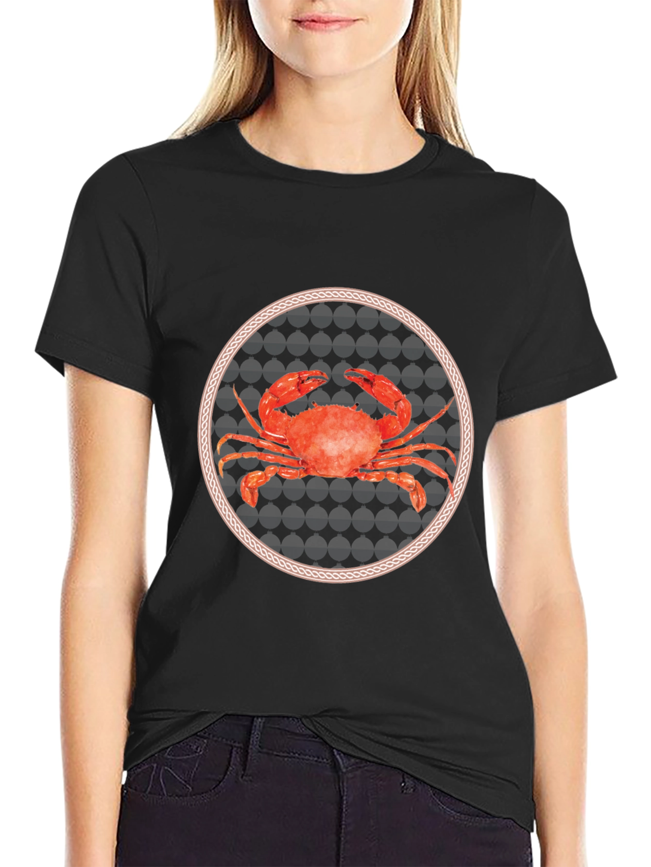 Crab Graphic T-Shirt: Nautical Style