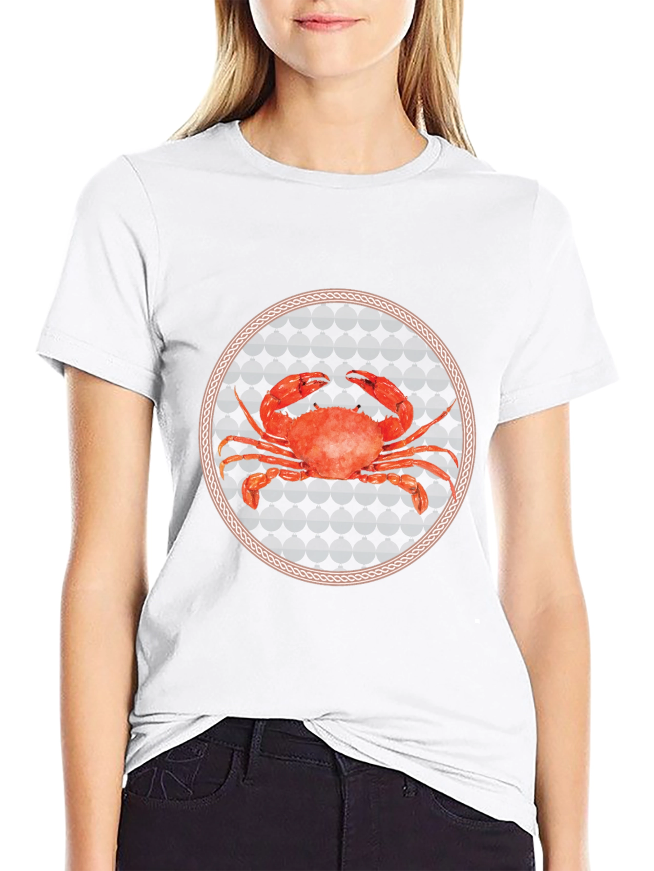 Crab Graphic T-Shirt: Nautical Style