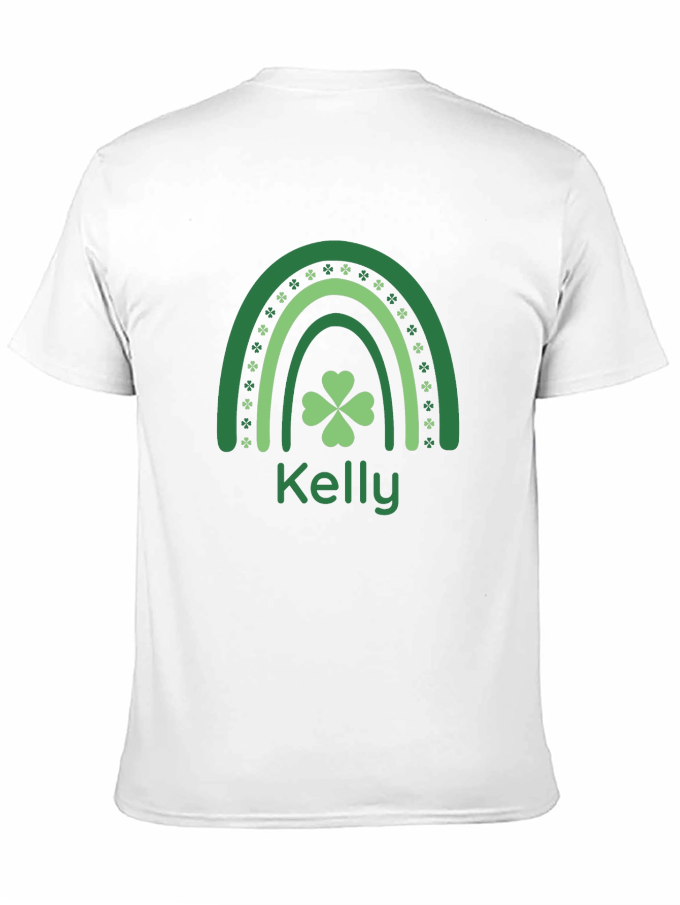 Kelly St. Patricks Day Rainbow Shamrock T-Shirt