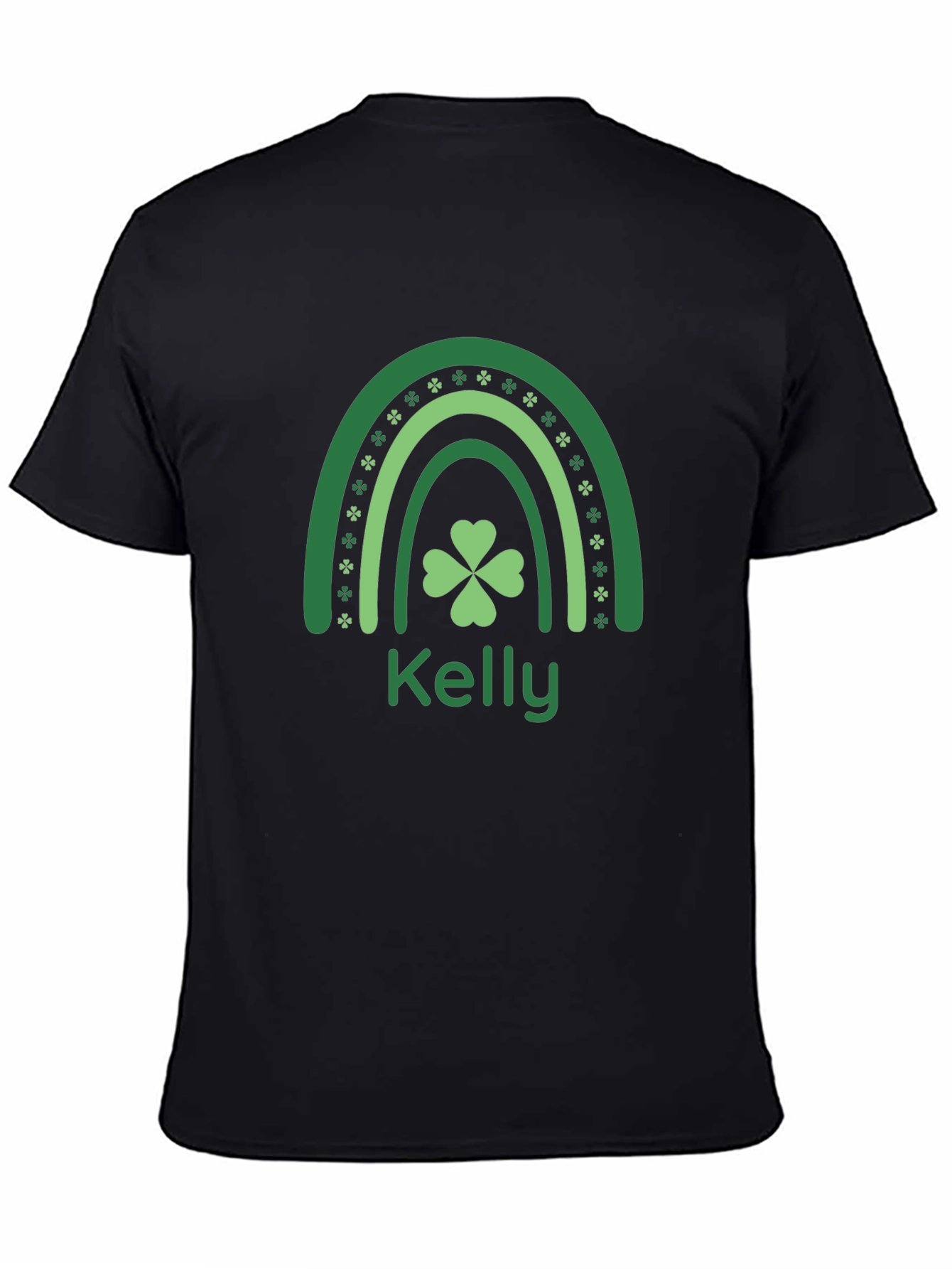 Kelly St. Patricks Day Rainbow Shamrock T-Shirt