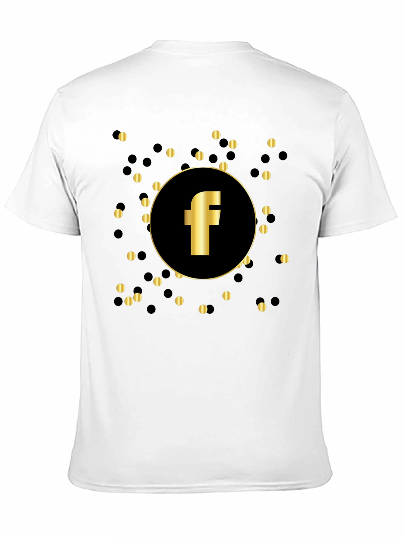 Golden F Logo Black T-Shirt