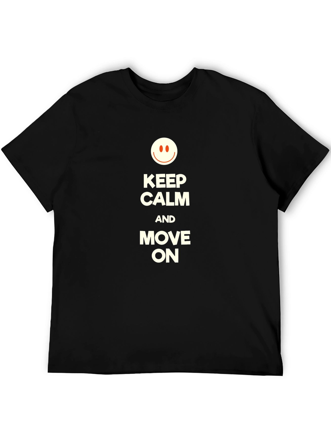 Keep Calm and Move On Graphic T-Shirt
