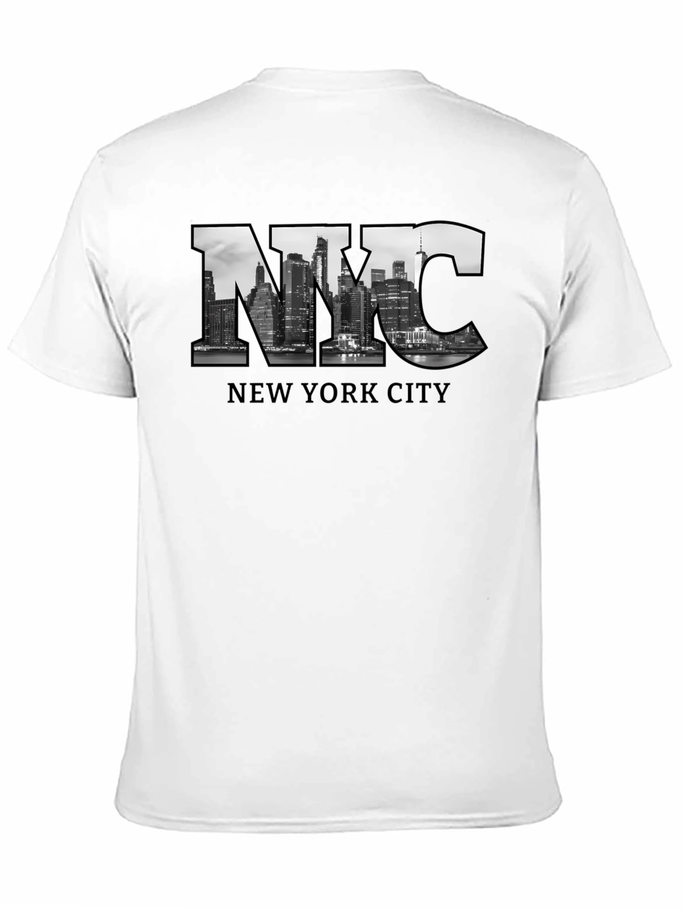 NYC Skyline Black T-Shirt - New York City