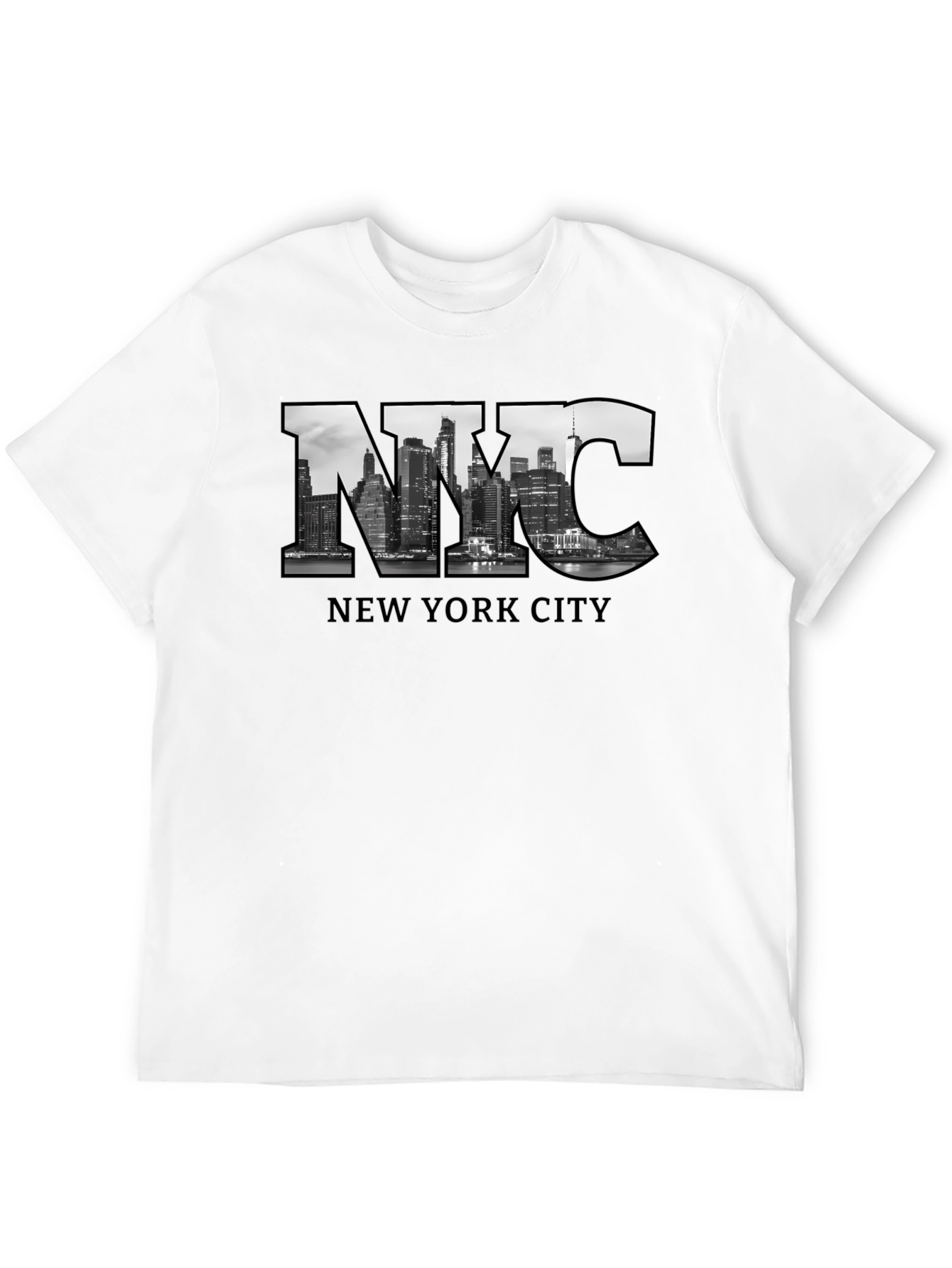 NYC Skyline Black T-Shirt - New York City