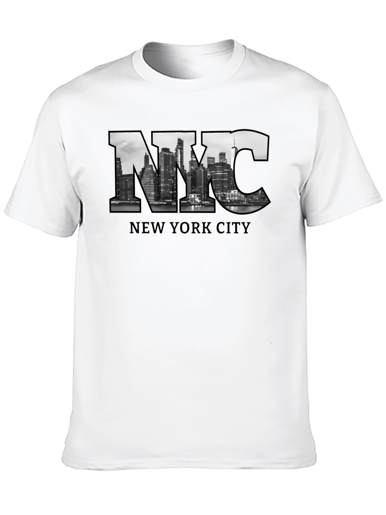 NYC Skyline Black T-Shirt - New York City