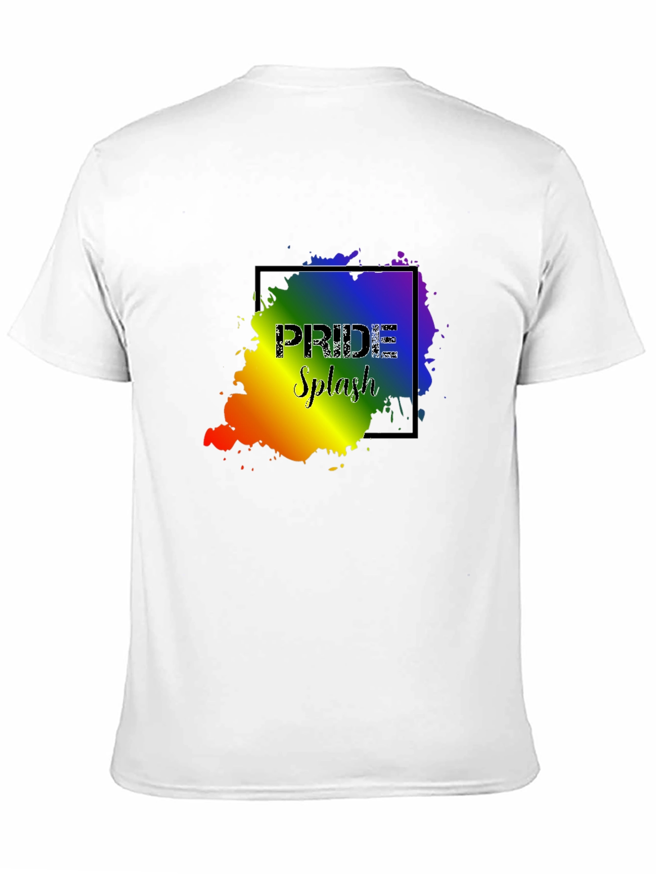 Pride Splash Graphic T-Shirt - Black