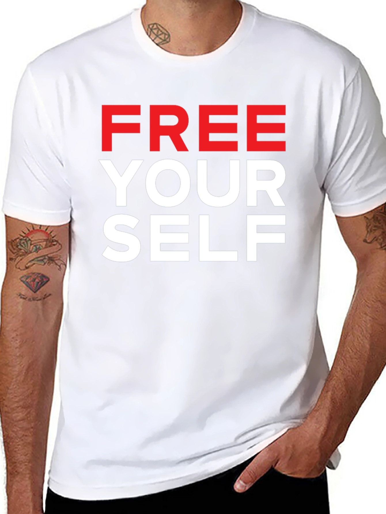 Free Yourself Graphic T-Shirt - Bold Statement Tee