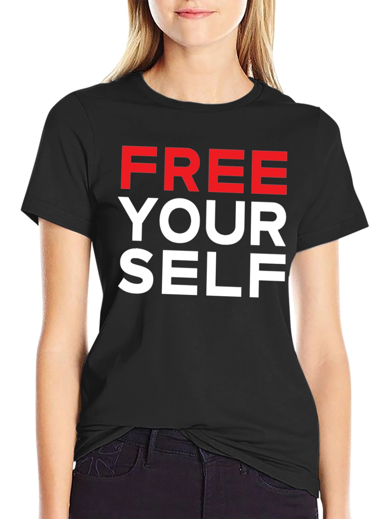 Free Yourself Graphic T-Shirt - Bold Statement Tee